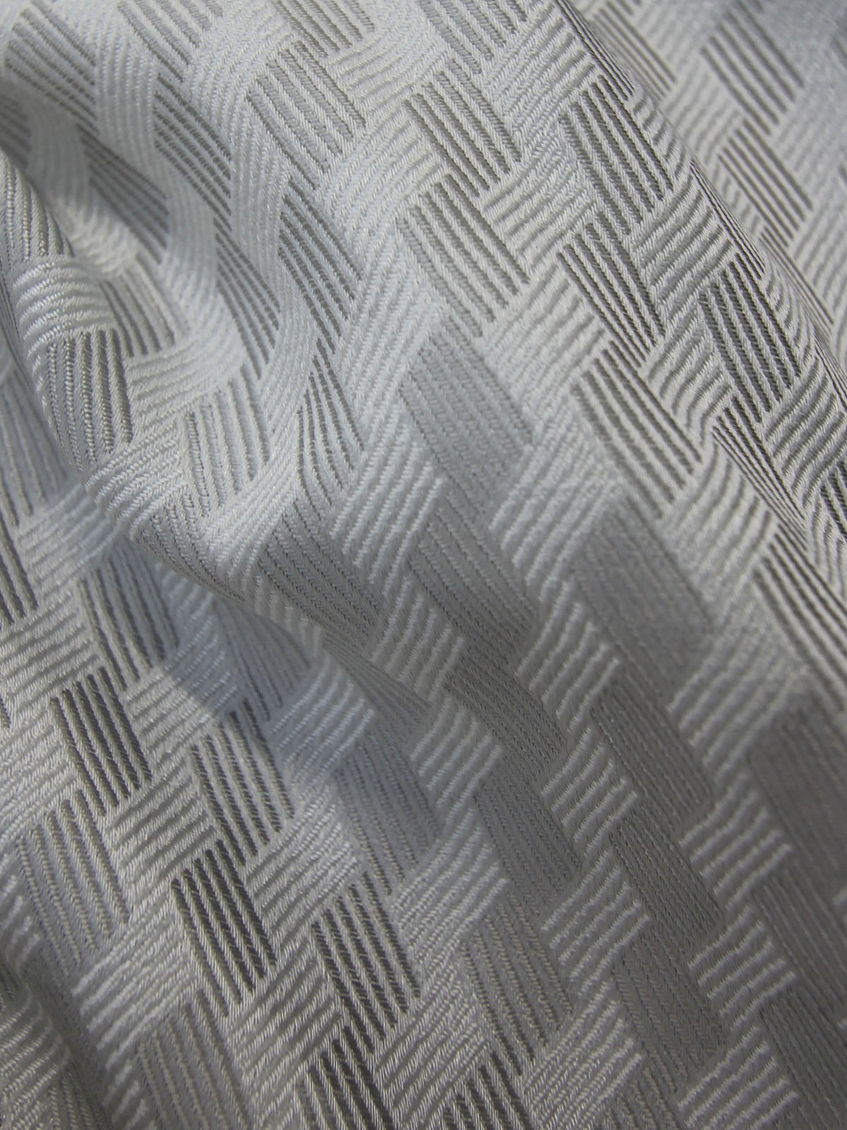 Silver Waistcoat Fabric - Sorrento