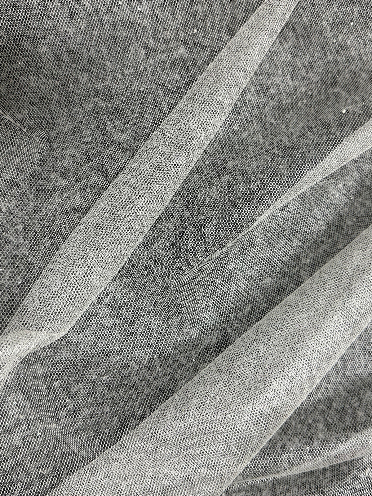 Ivory Silk Tulle - TU0067