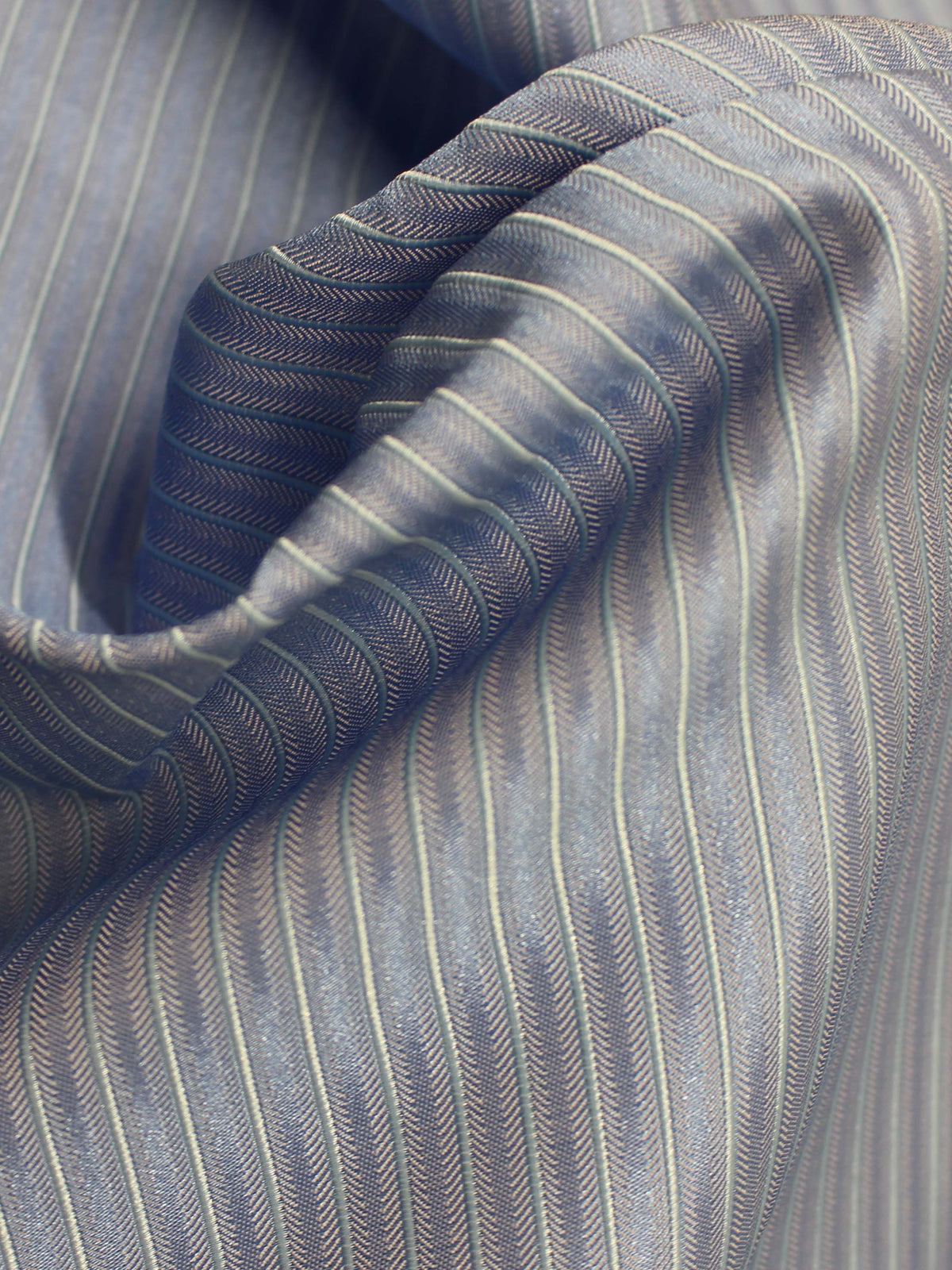 Blue Waistcoat Fabric - Moscow