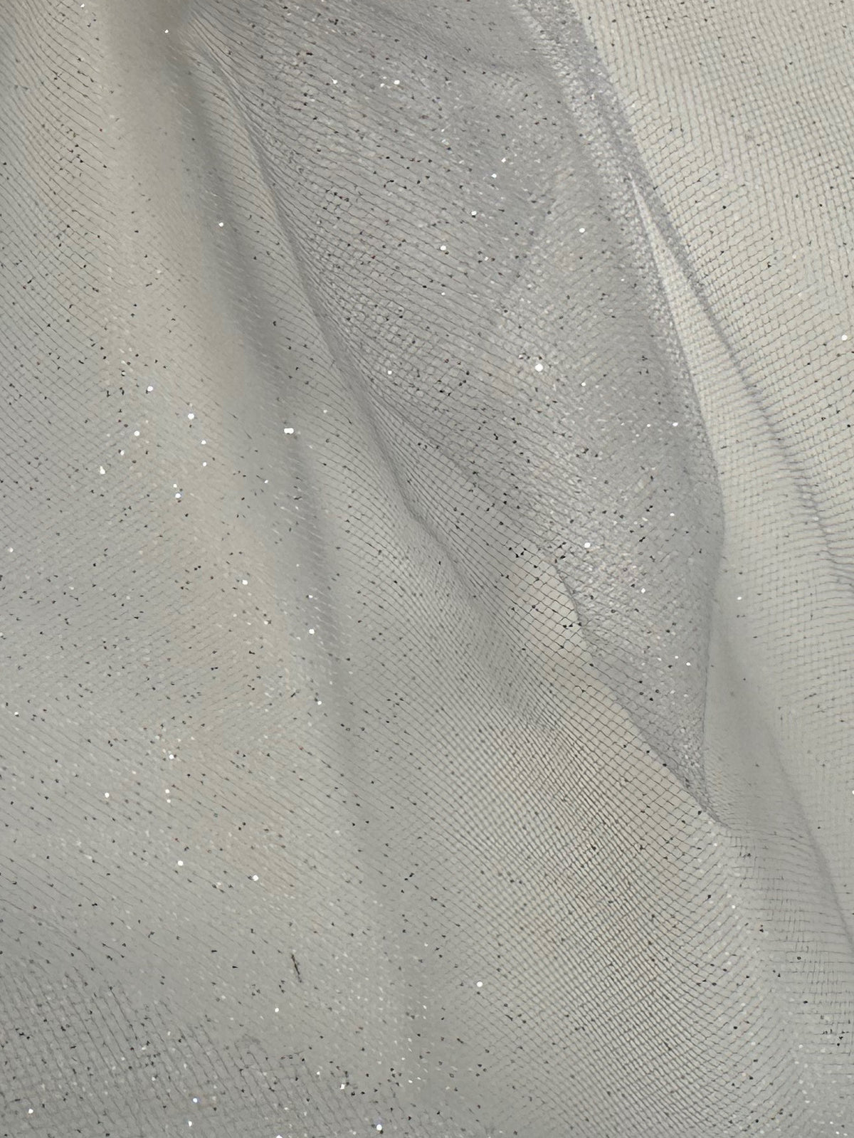 White Glitter Tulle - Scalaway