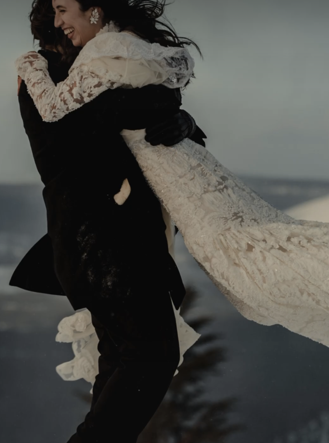 Ivory Embellished Lace - Frederica
