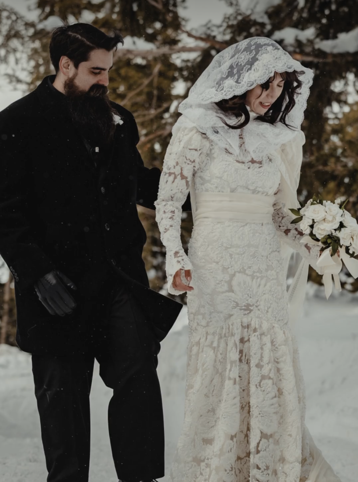 Ivory Embellished Lace - Frederica