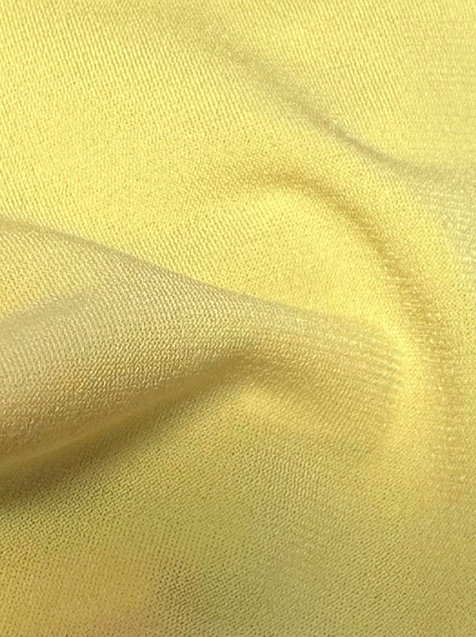 Yellow Polyester Stretch Jersey - Ritual
