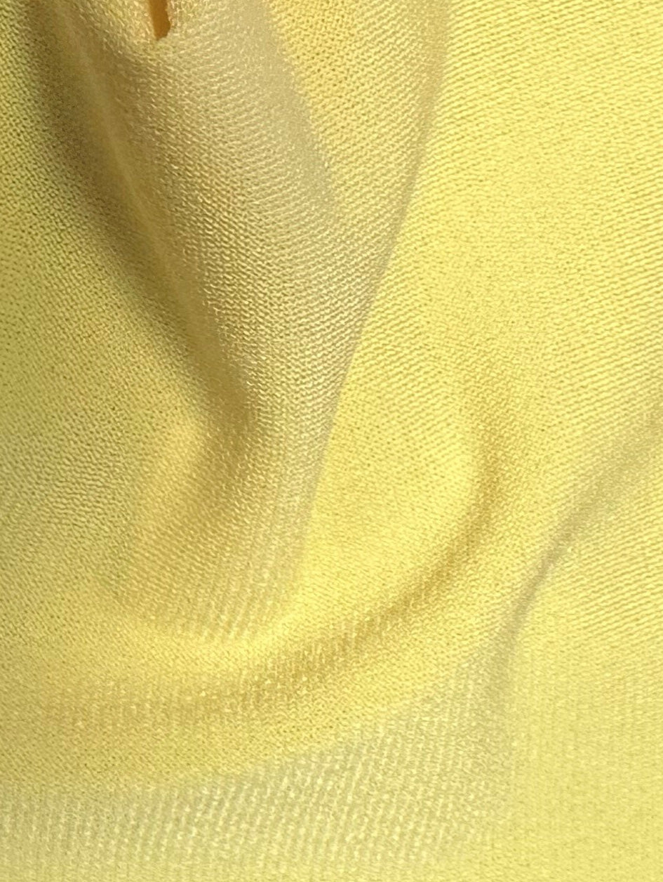 Yellow Polyester Stretch Jersey - Ritual