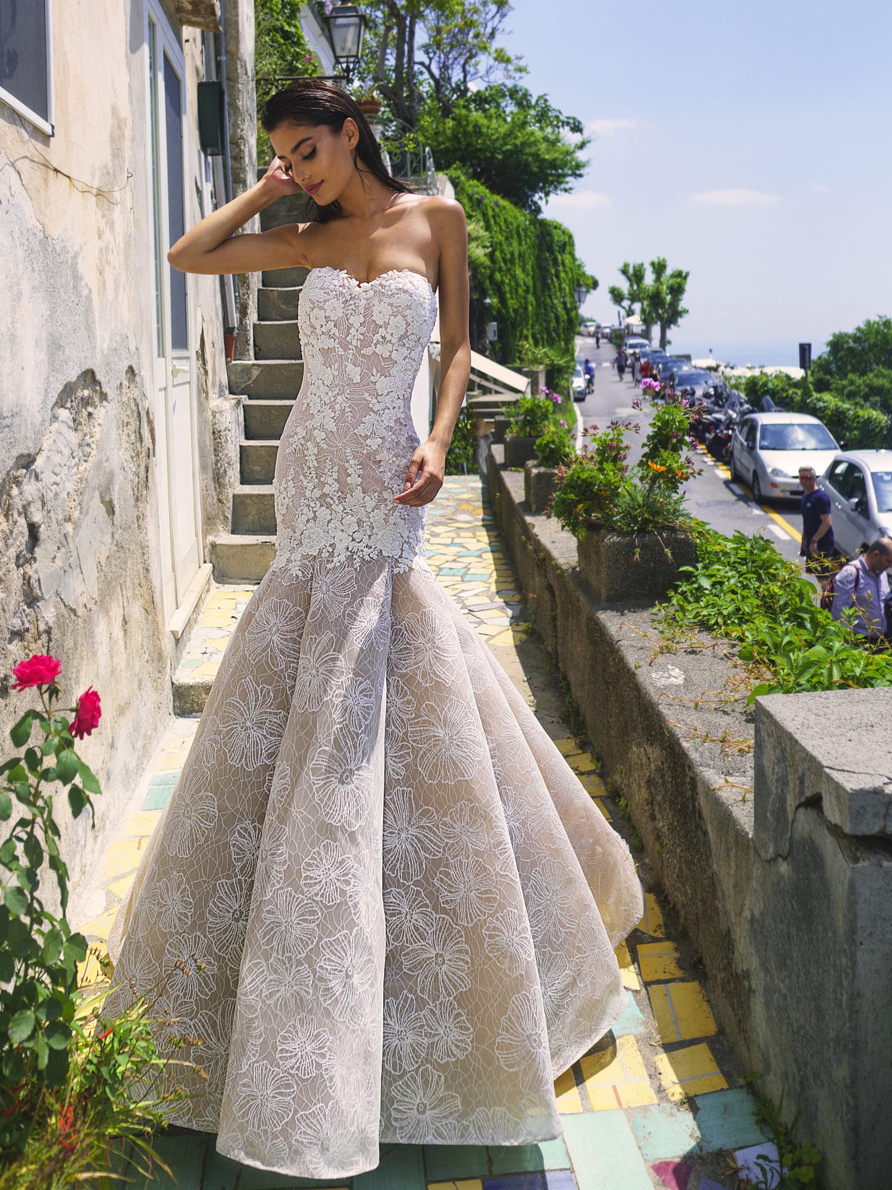 Ivory Glitter Lace Donaldina