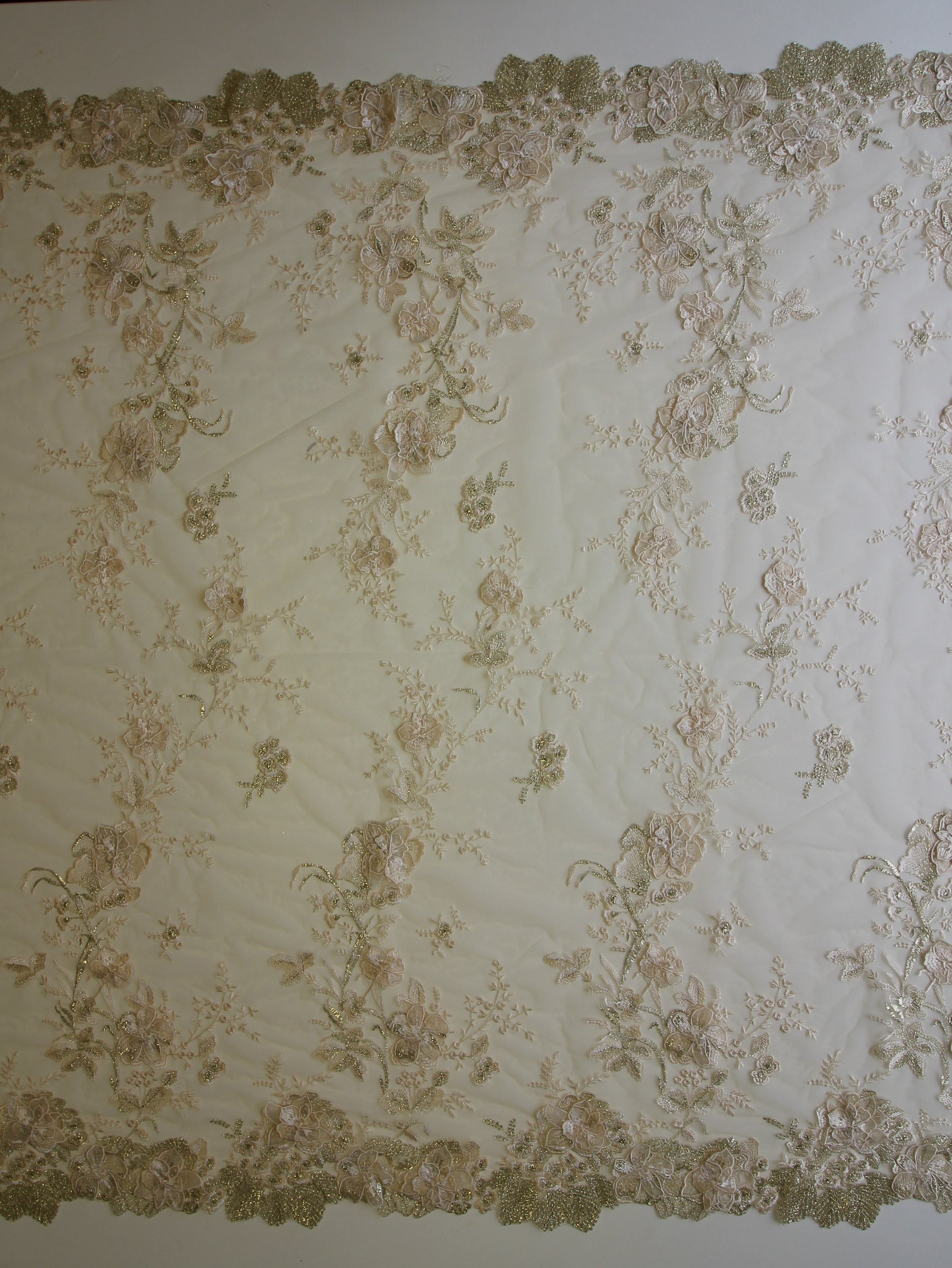 Gold Embroidery Lace - Aubrelia
