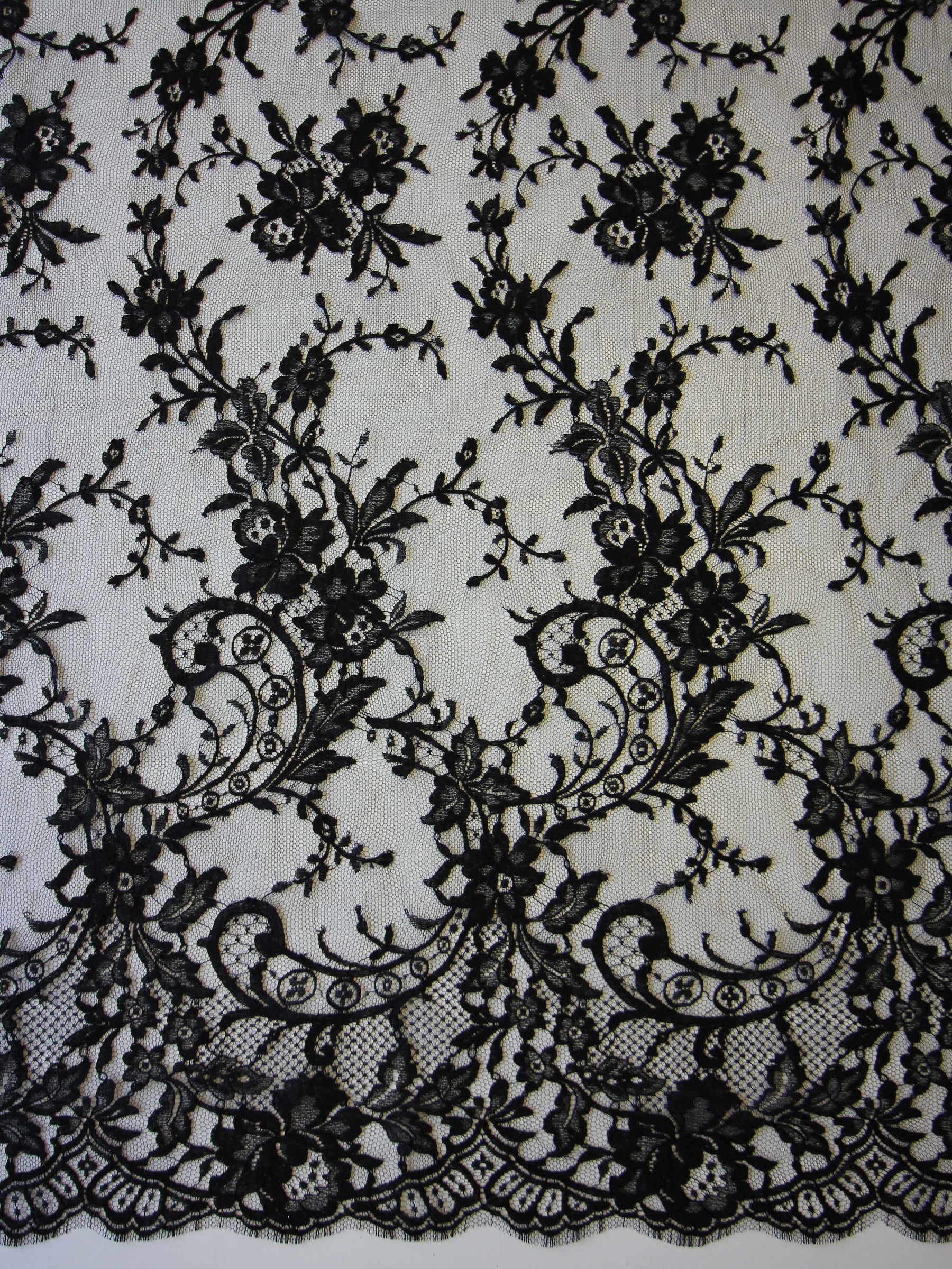 Black Chantilly Lace - Sabrina