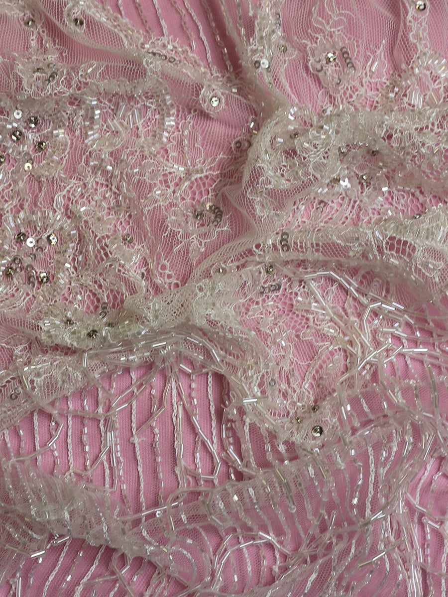 Ivory Beaded Lace - Desdemona