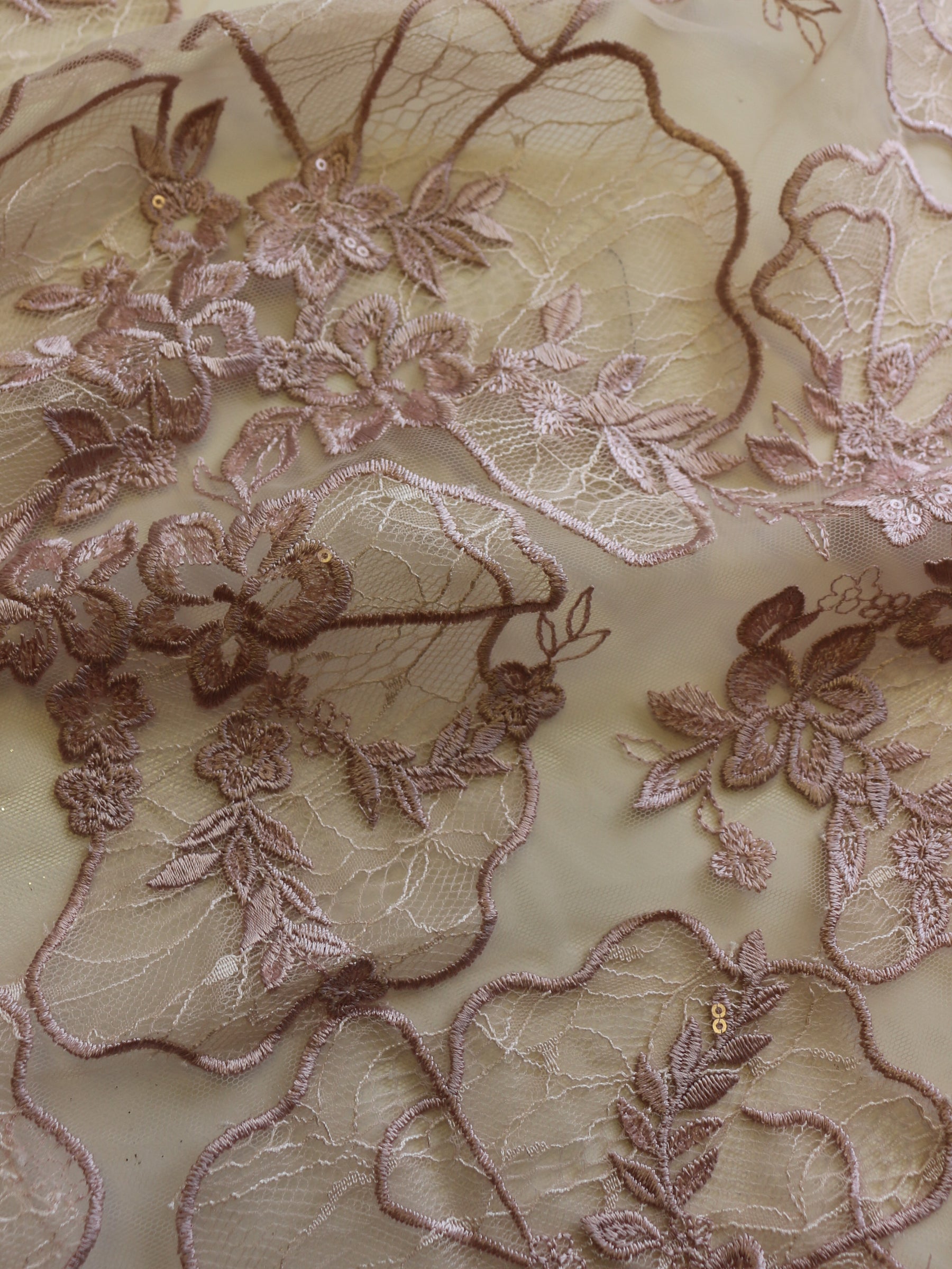 Pink Embroidery Lace - Blessing