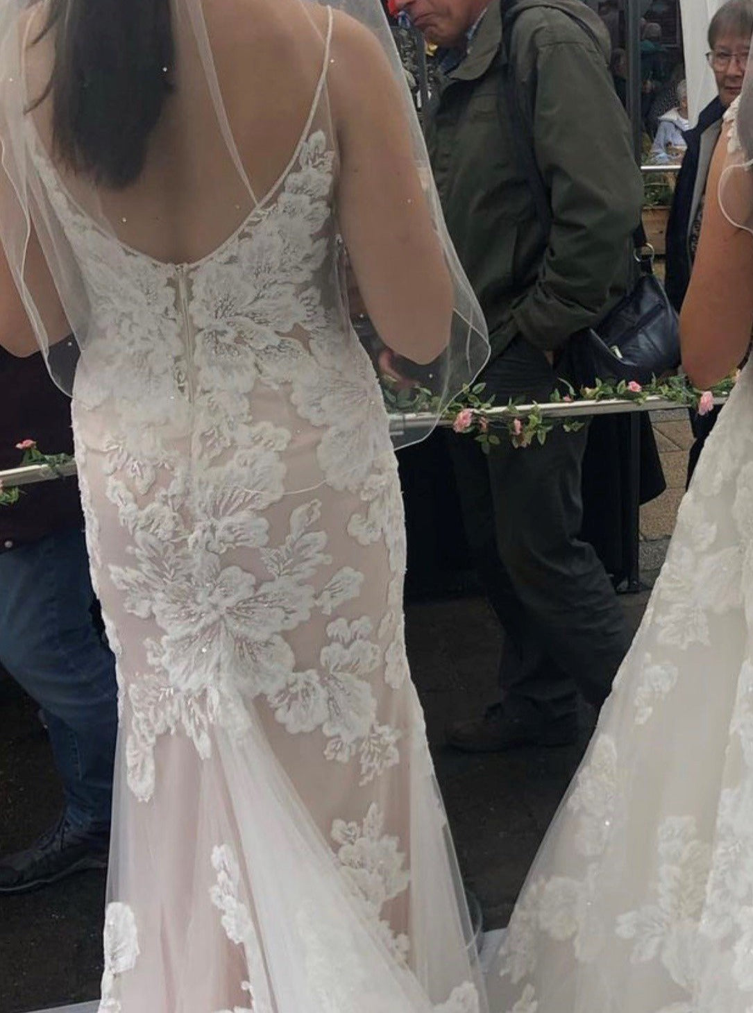 Ivory Embellished Lace - Frederica