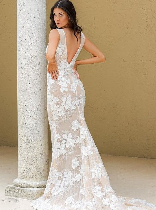 Ivory Beaded Lace - Susan