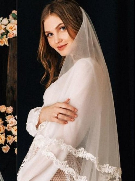Ivory Beaded Lace Trim – Allanah