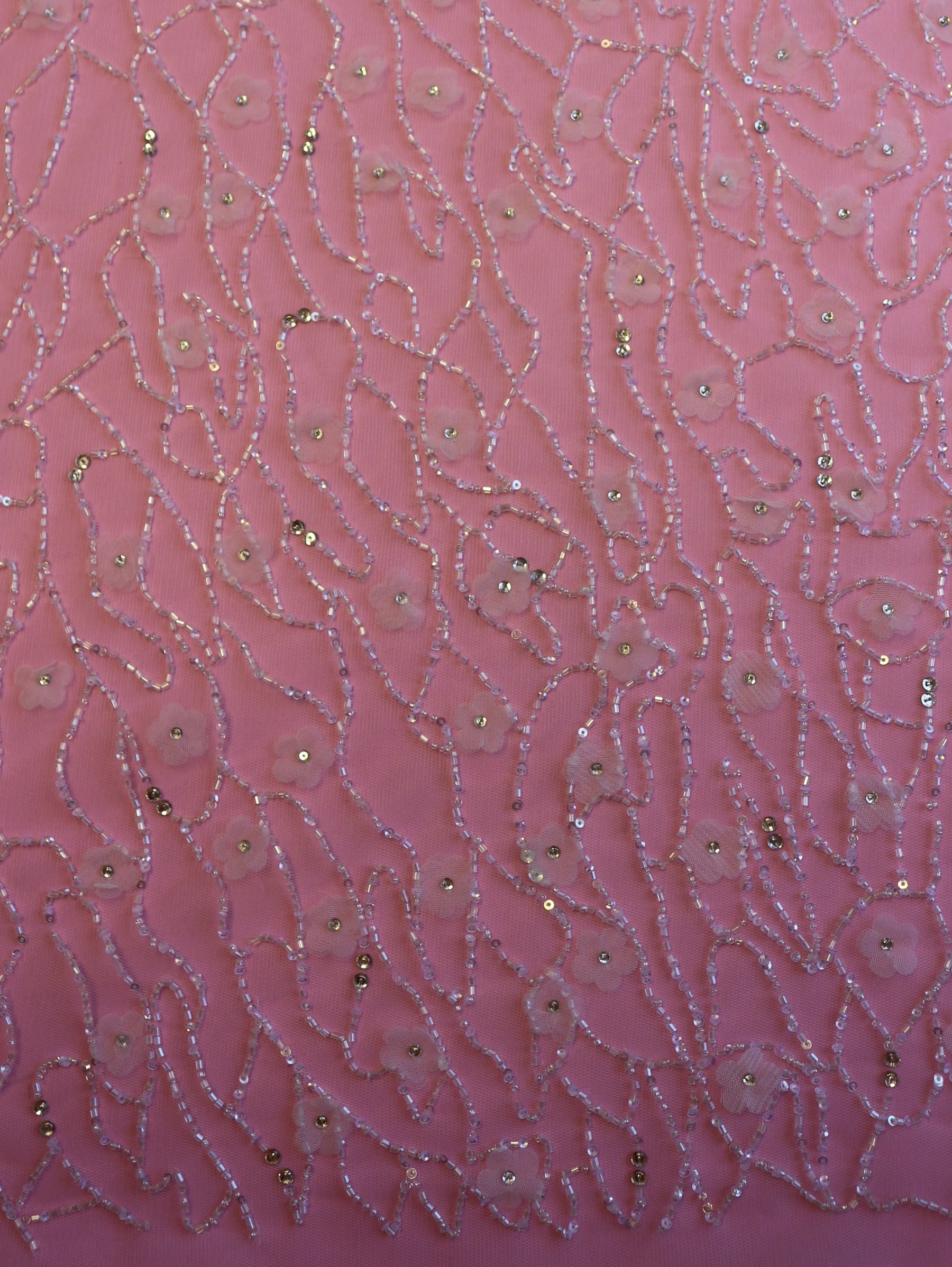 Ivory Beaded Lace - Zundira