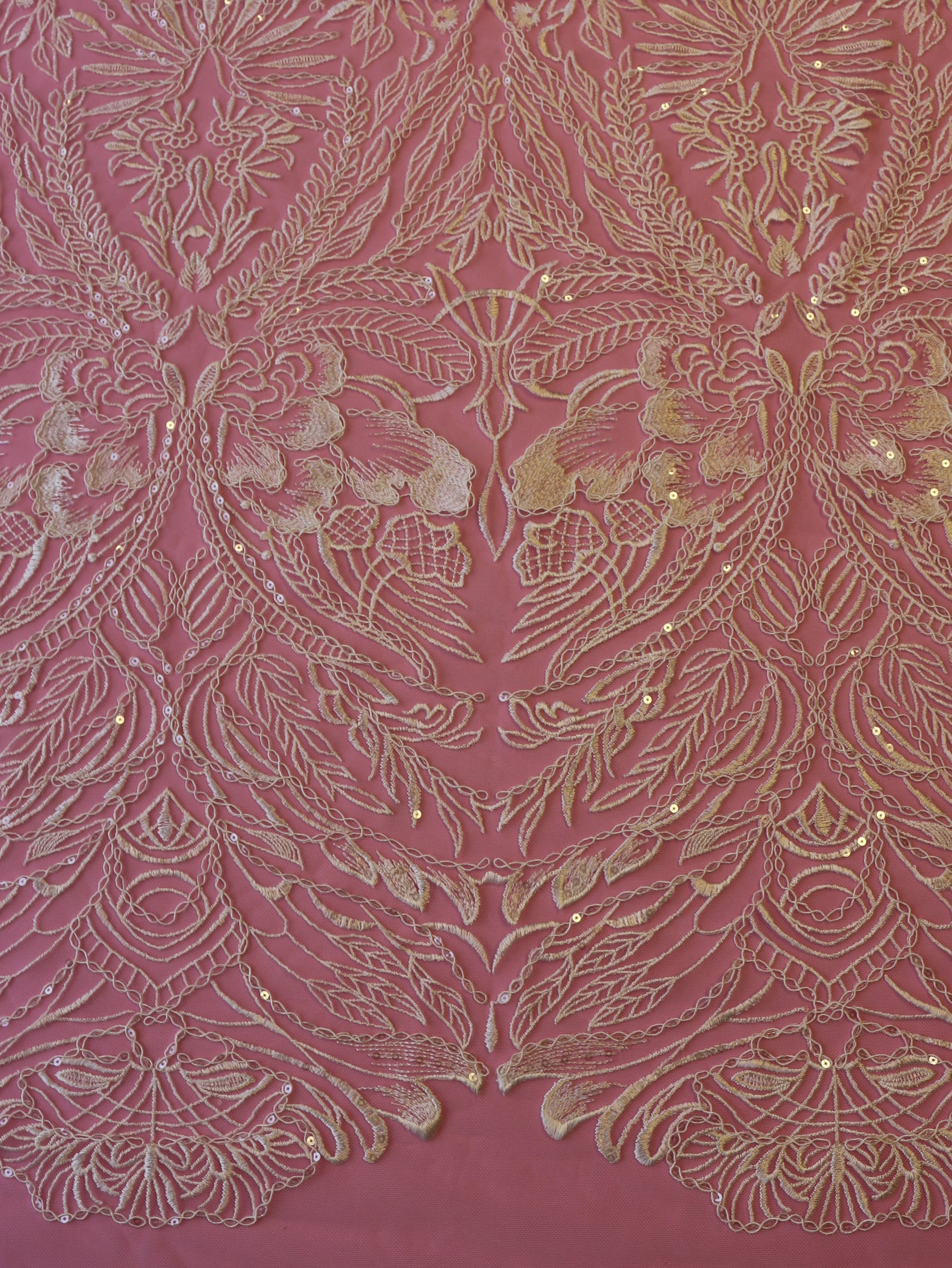 Ivory Embroidered Lace - Kyna