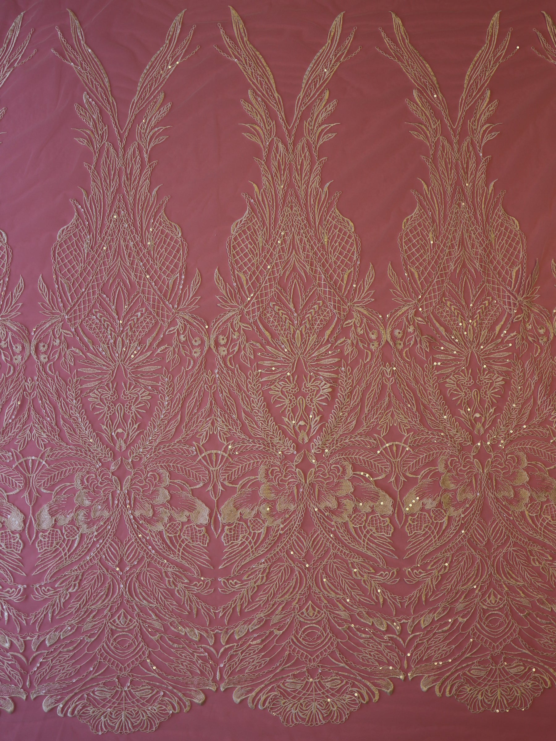 Ivory Embroidered Lace - Kyna