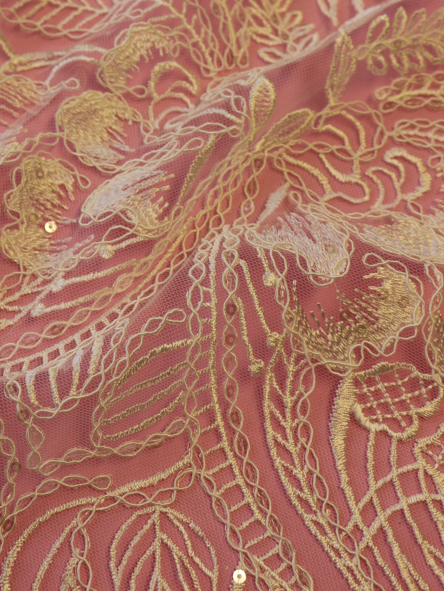 Ivory Embroidered Lace - Kyna