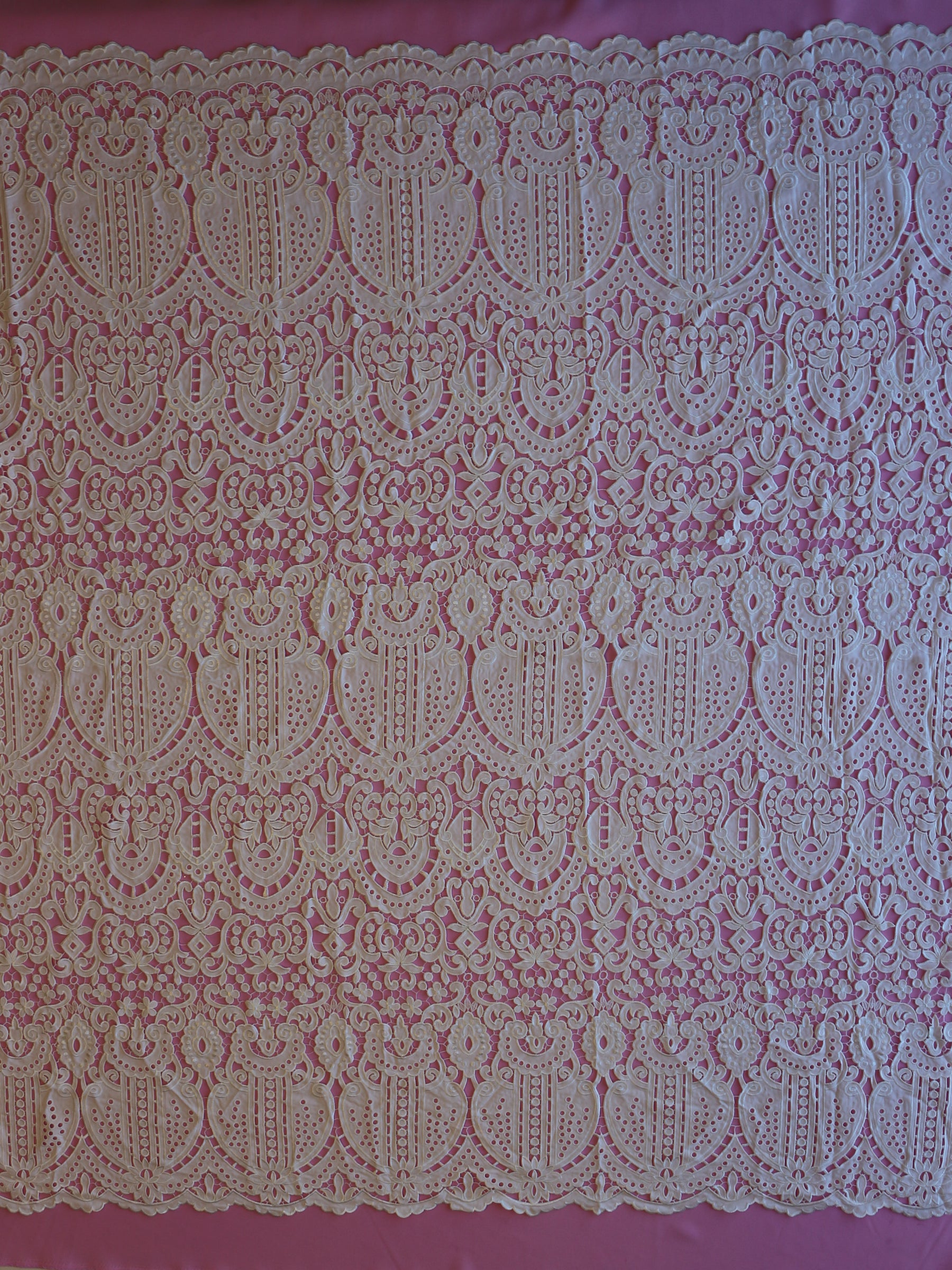 Ivory Georgette Lace - Coco