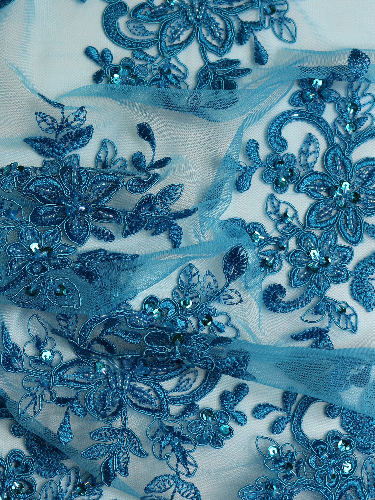 Turquoise Beaded Lace - Kady