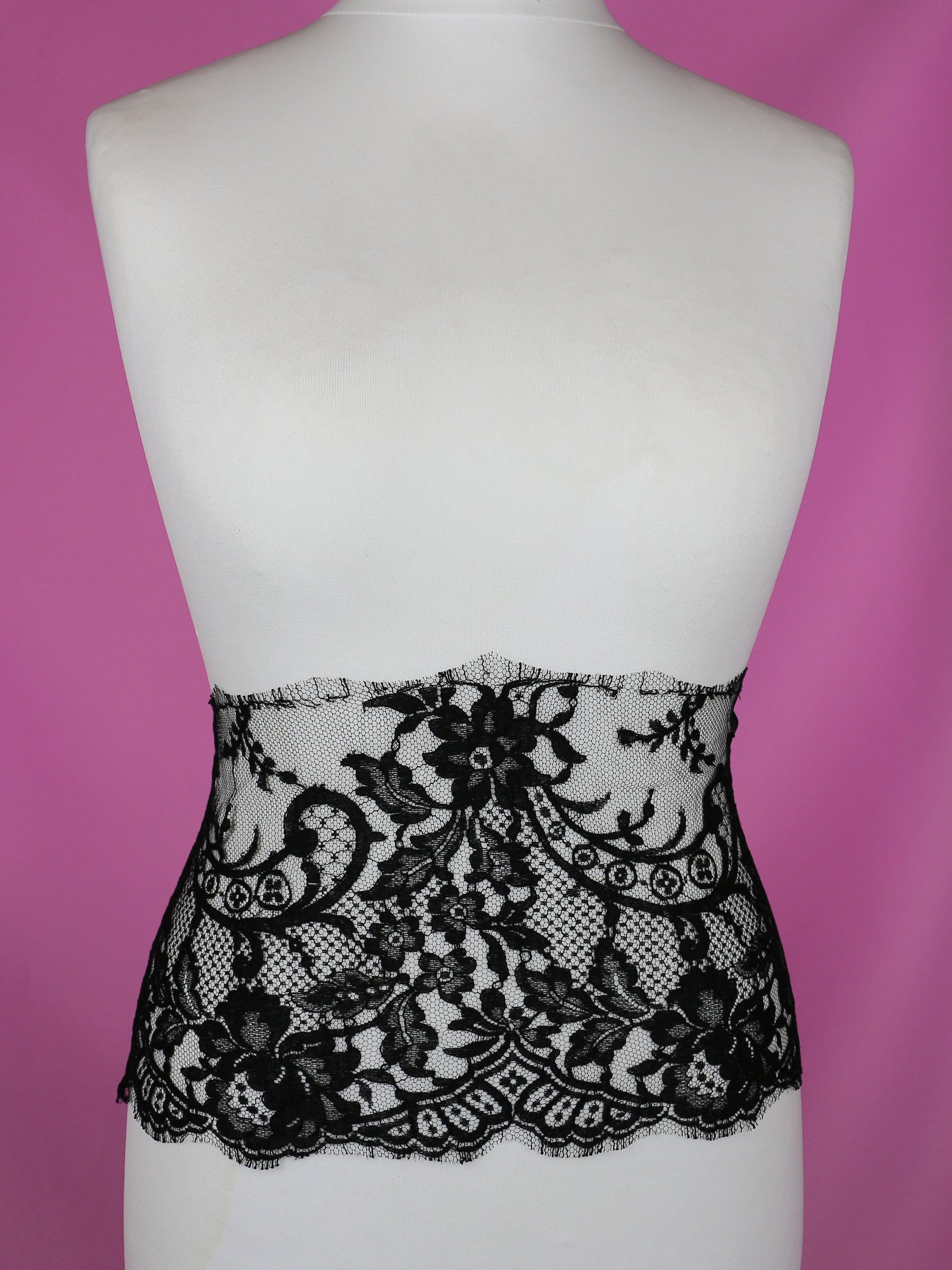 Black Chantilly Lace Trim - Kate