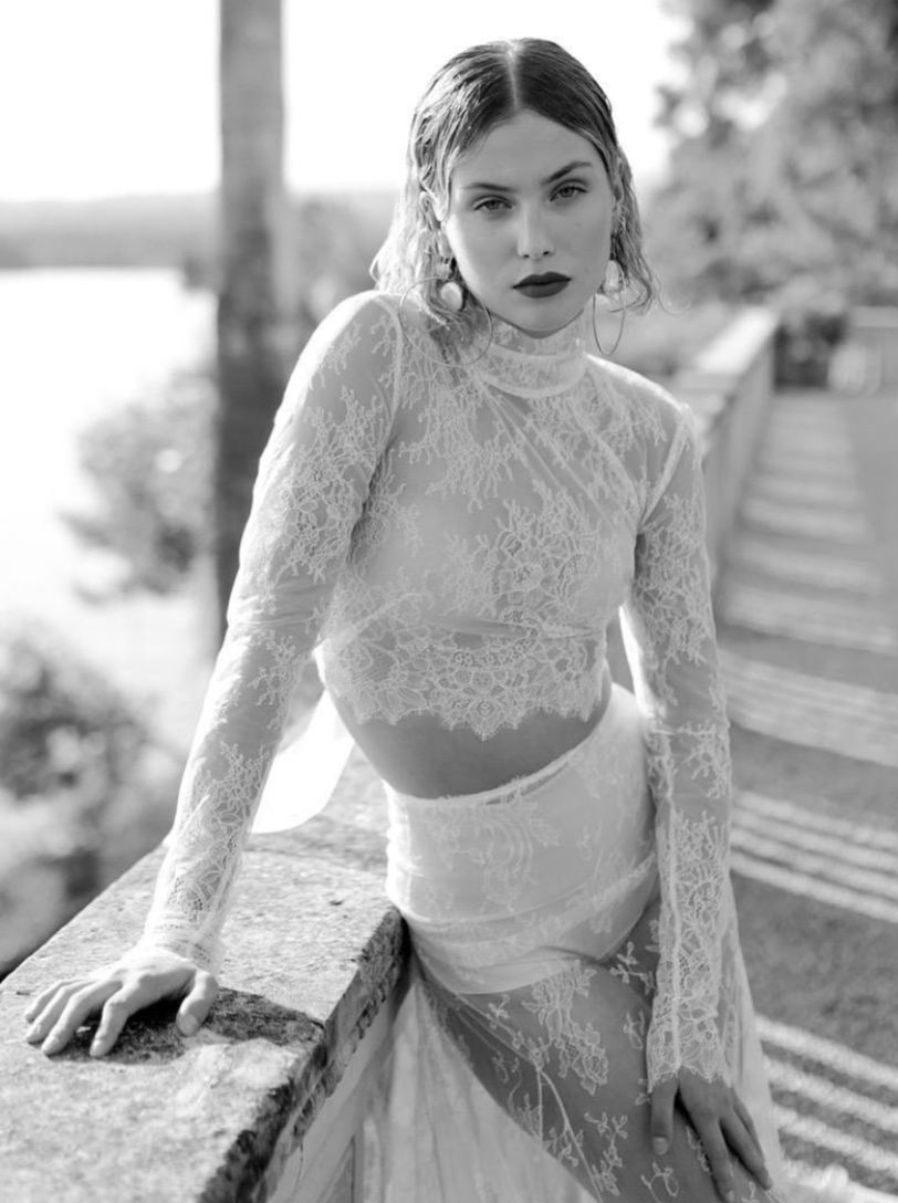 Ivory Raschel Lace - Katherine