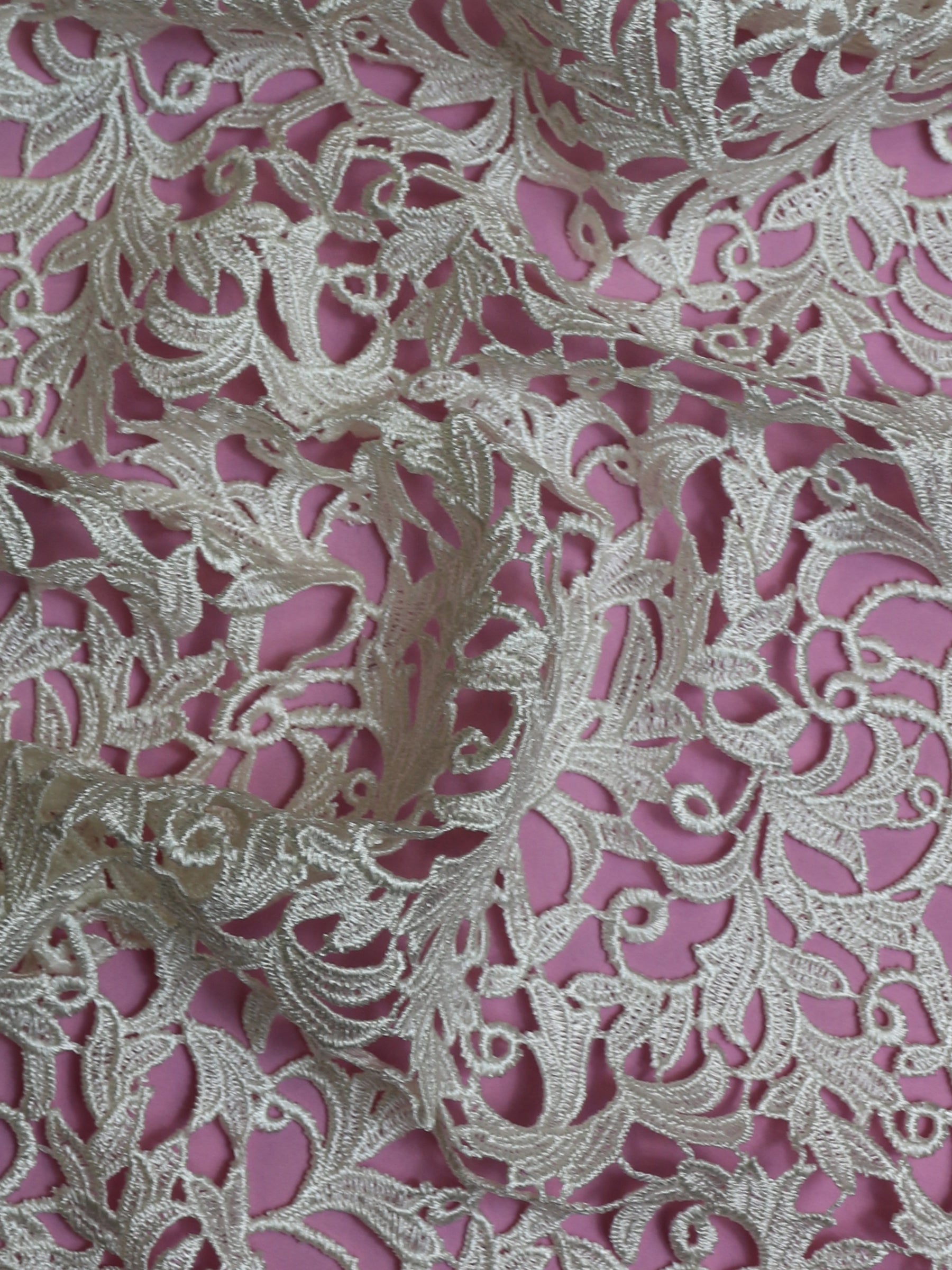 Ivory Guipure Lace - Klara