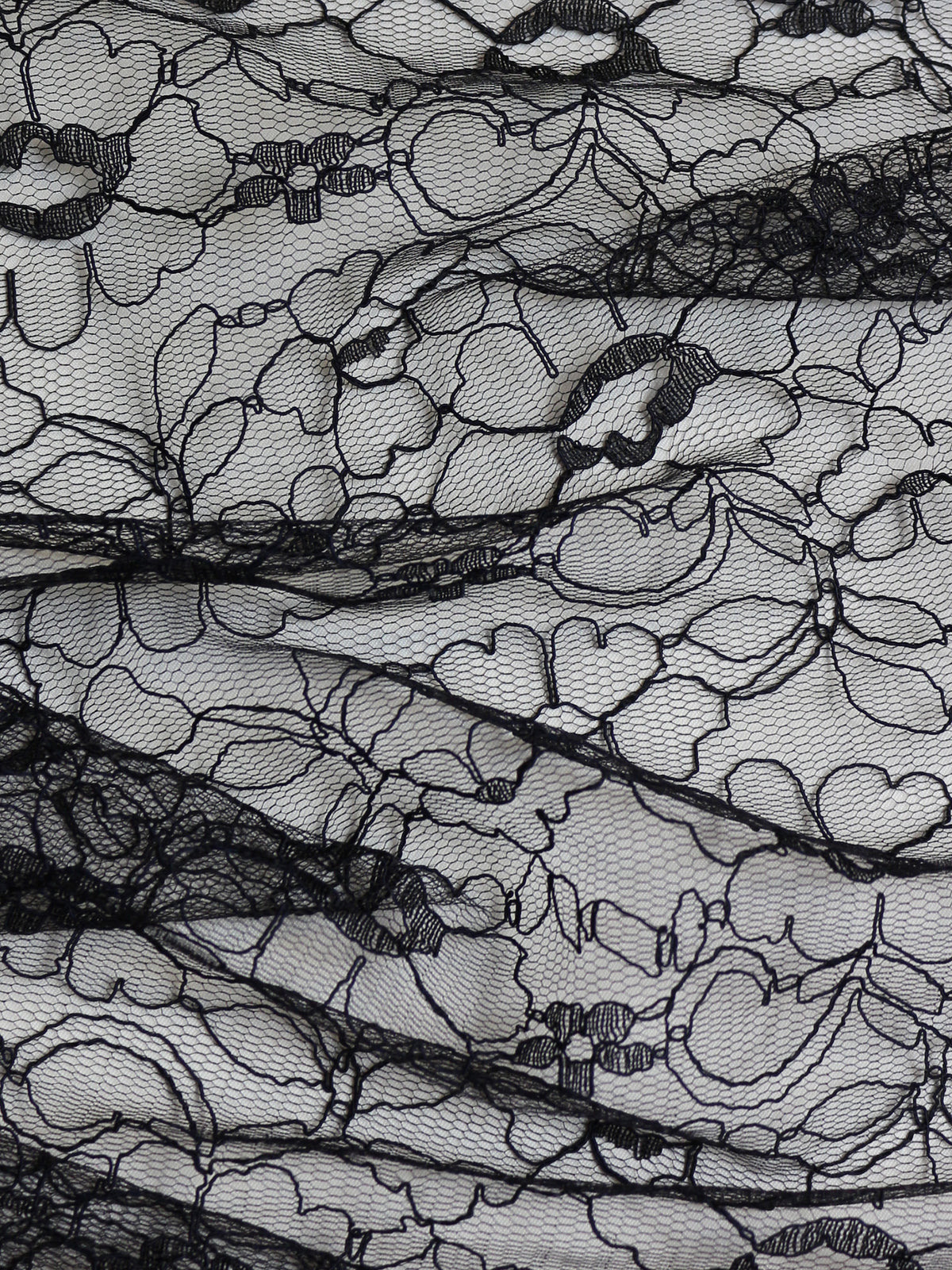 Navy Corded Lace - Leanne