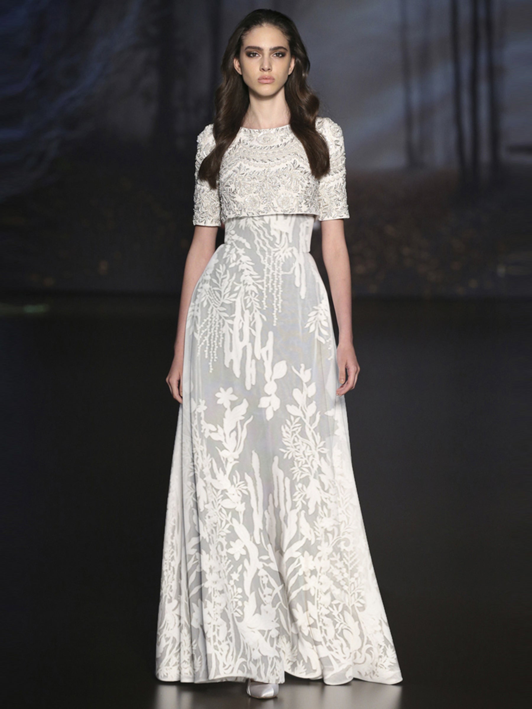 Ivory Embroidered Lace - Luciana