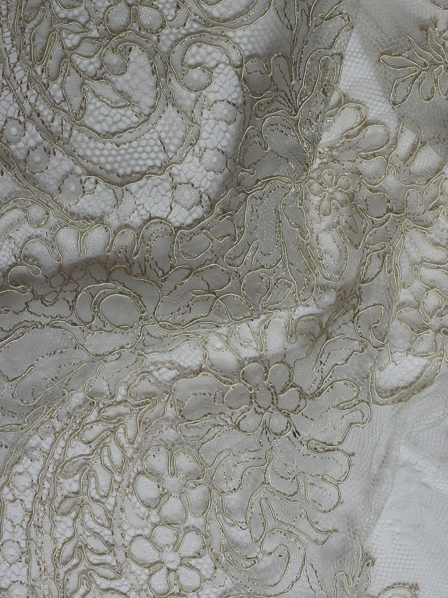 Champagne Corded Lace - Millicent