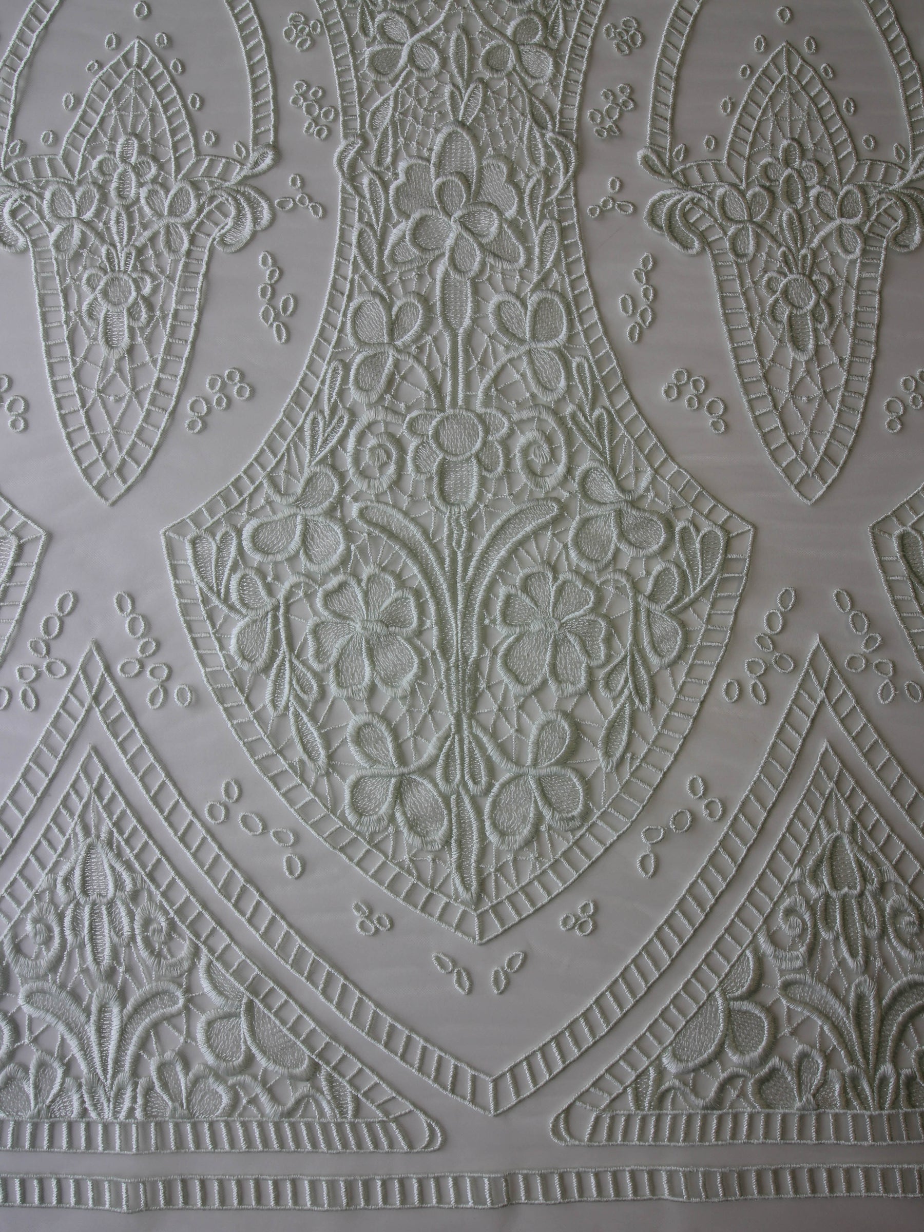 Mint Embroidered Lace - Nyla