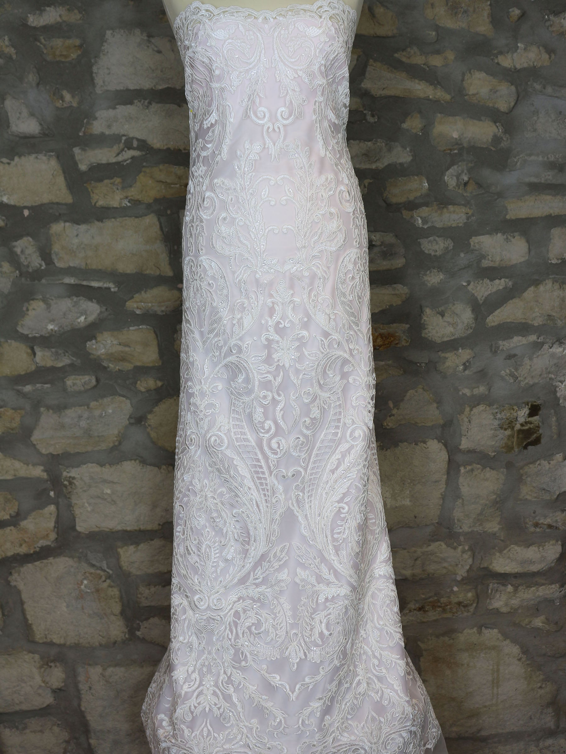 Ivory Corded Lace - Etienne