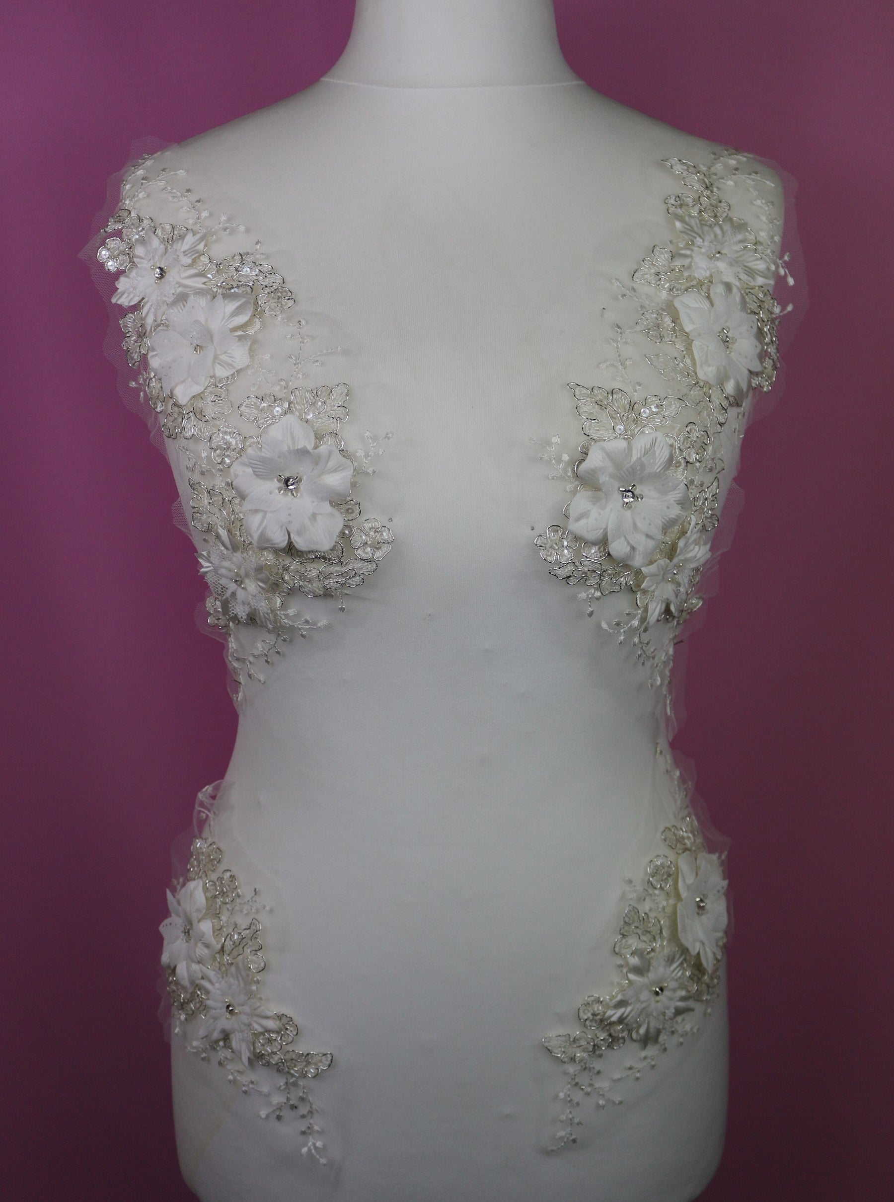 Ivory Flower Lace Appliques - Naomi