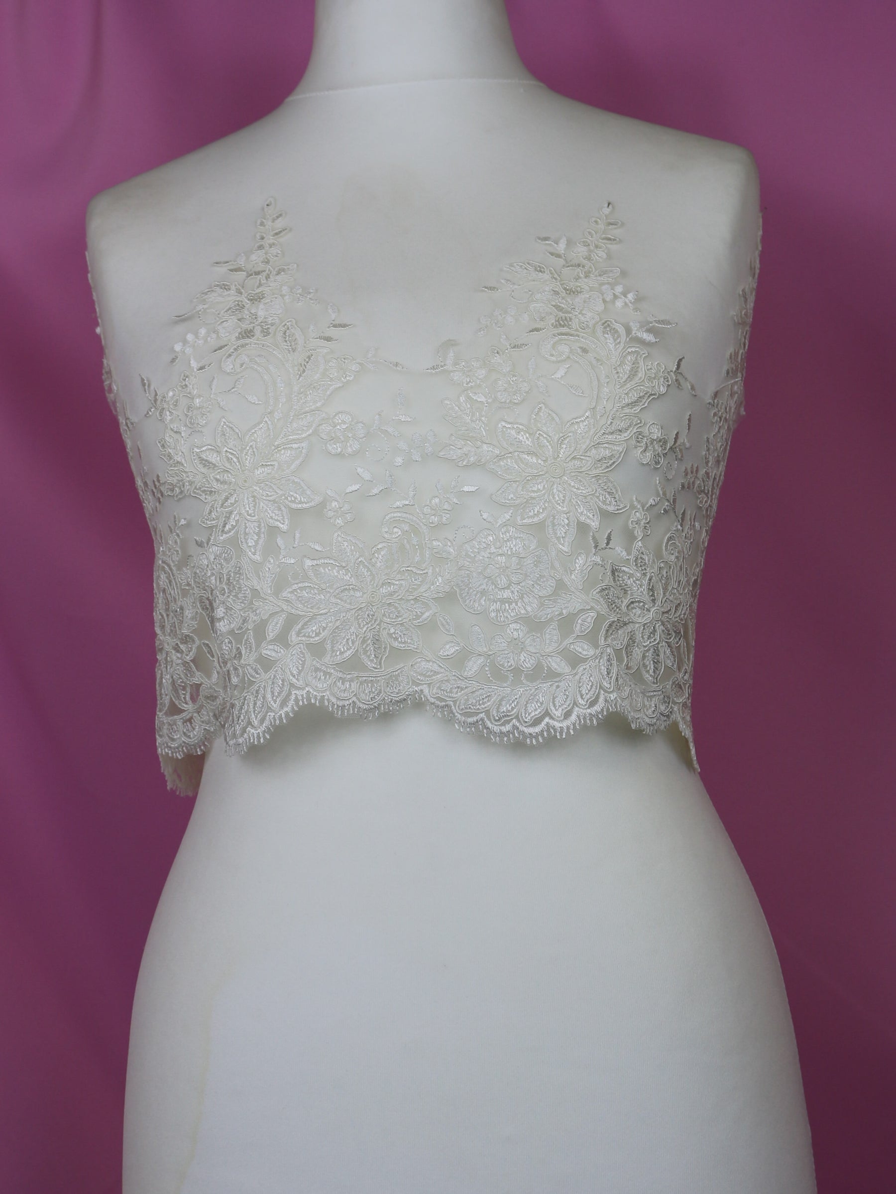 Ivory Corded Lace Trim – Nebraska