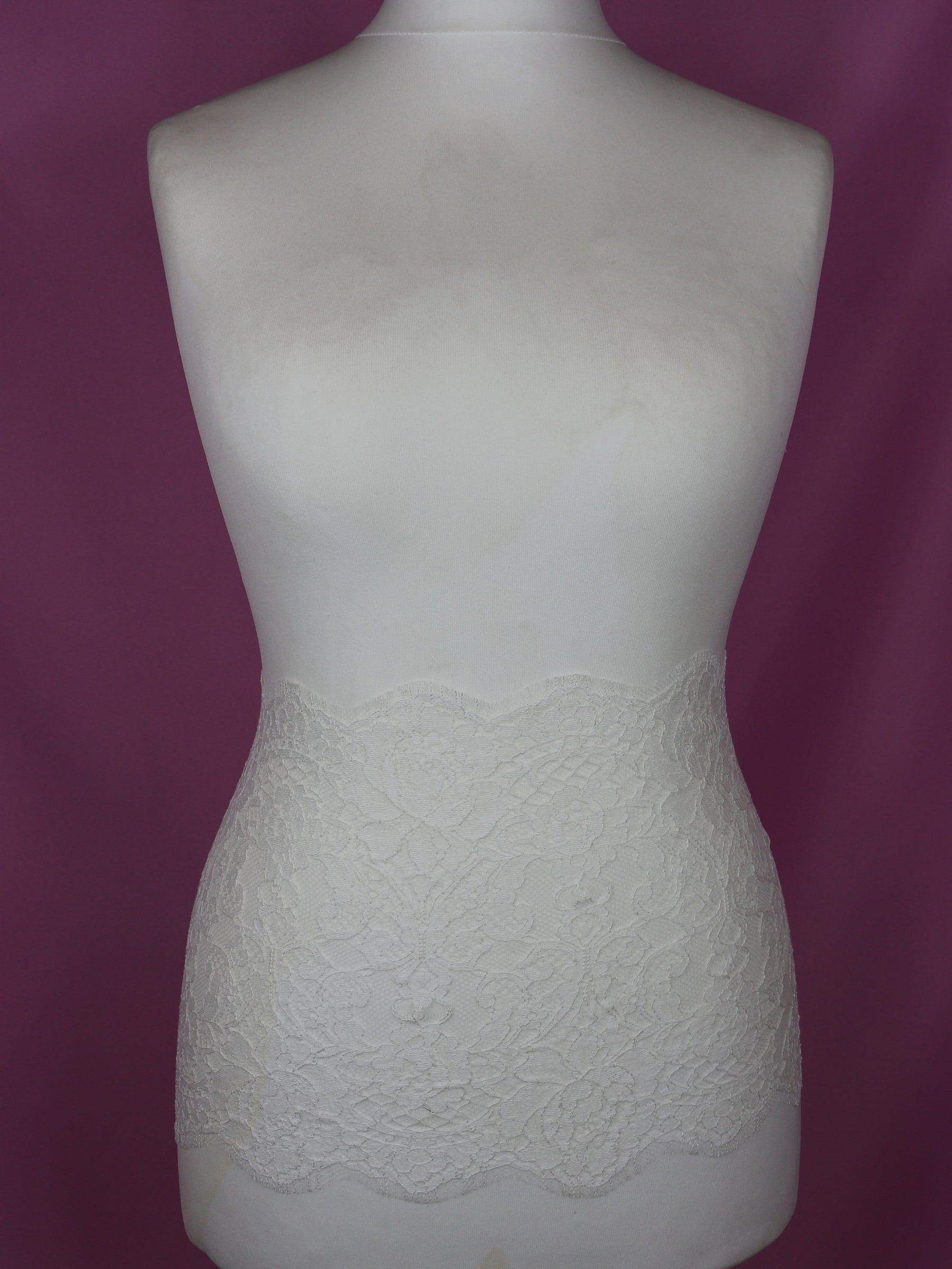 Ivory Chantilly Lace Trim - Patrice