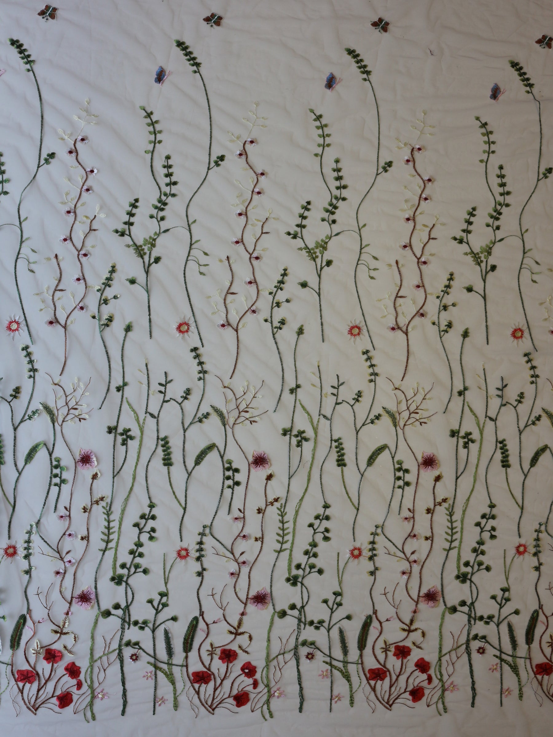 Pink Embroidered Lace - Sassi