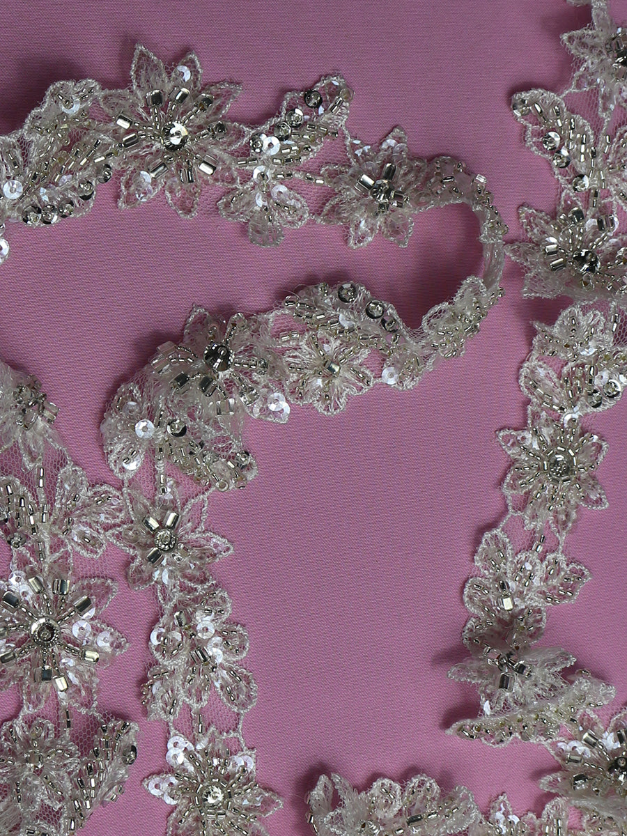 Crystal Dress Trim - Primrose