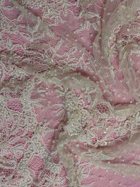 Ivory Beaded Lace - Sincere