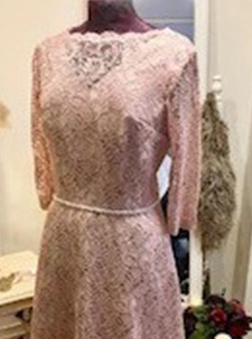 Blush Pink Corded Lace - Sinead