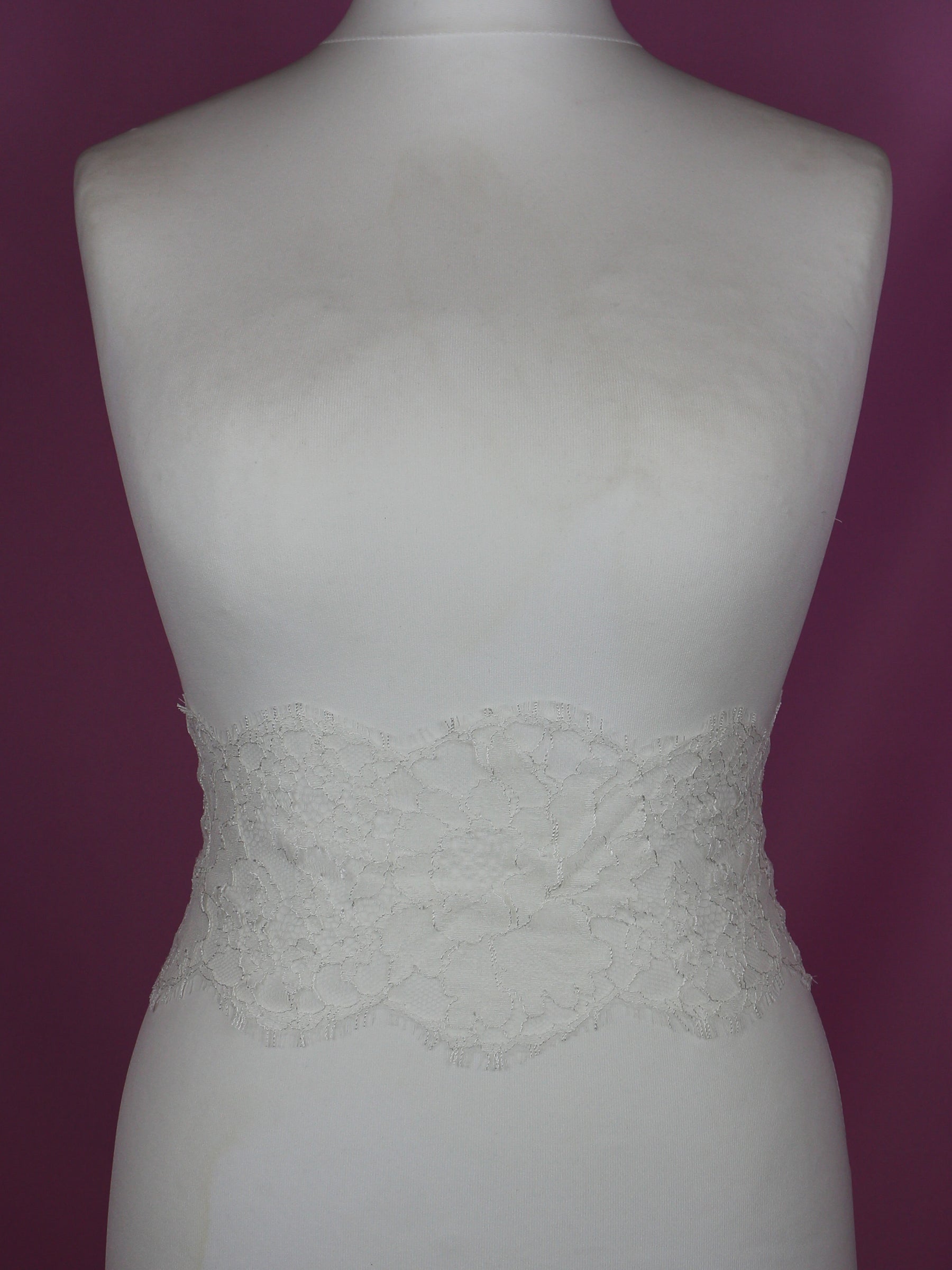 Ivory Chantilly Lace Trim - Tatum