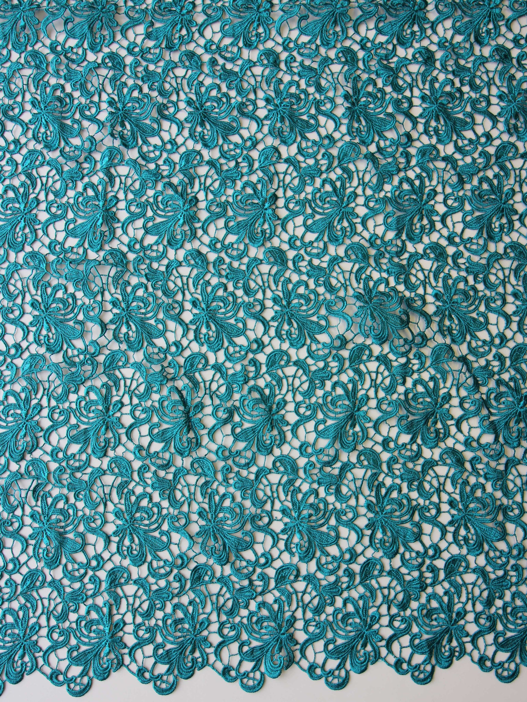 Turquoise Guipure Lace - Reese