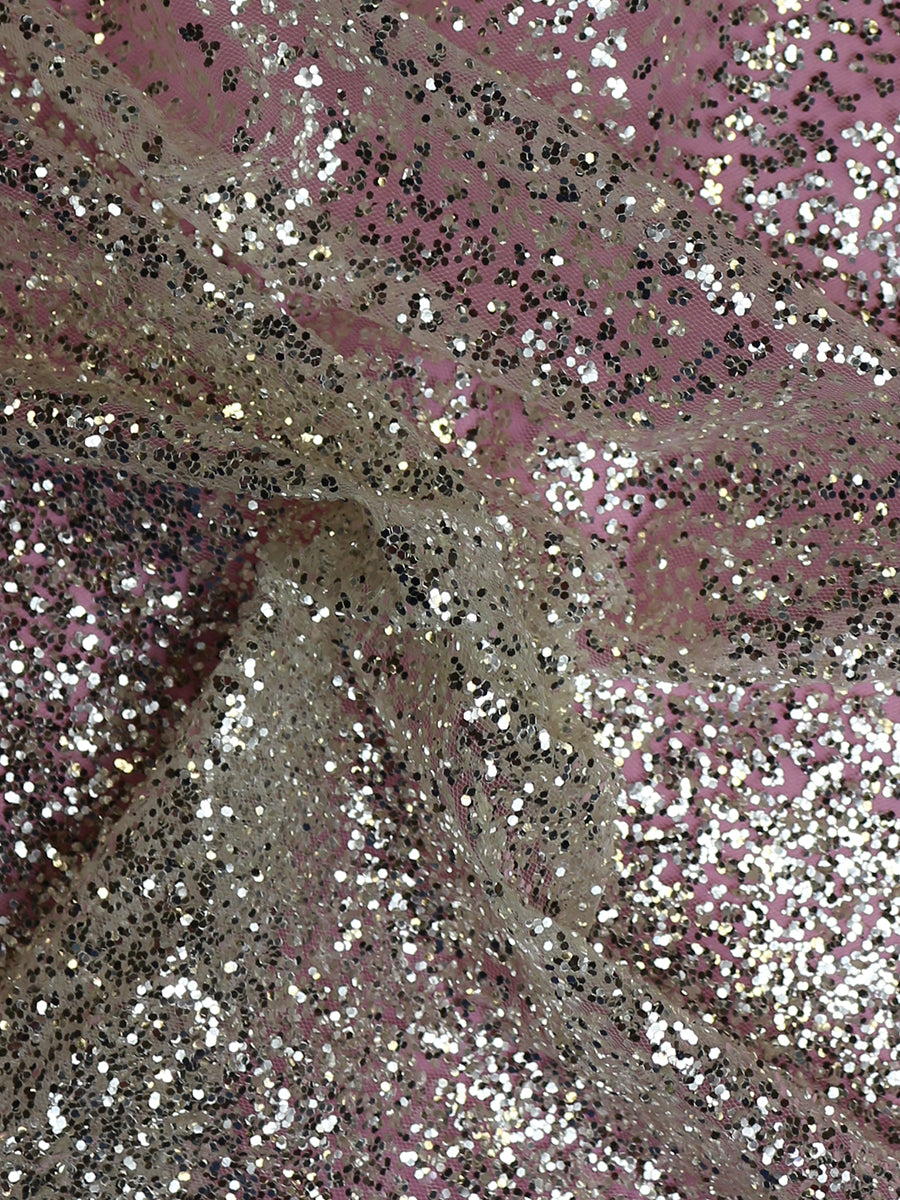 Graduated Glitter Tulle - Vegas