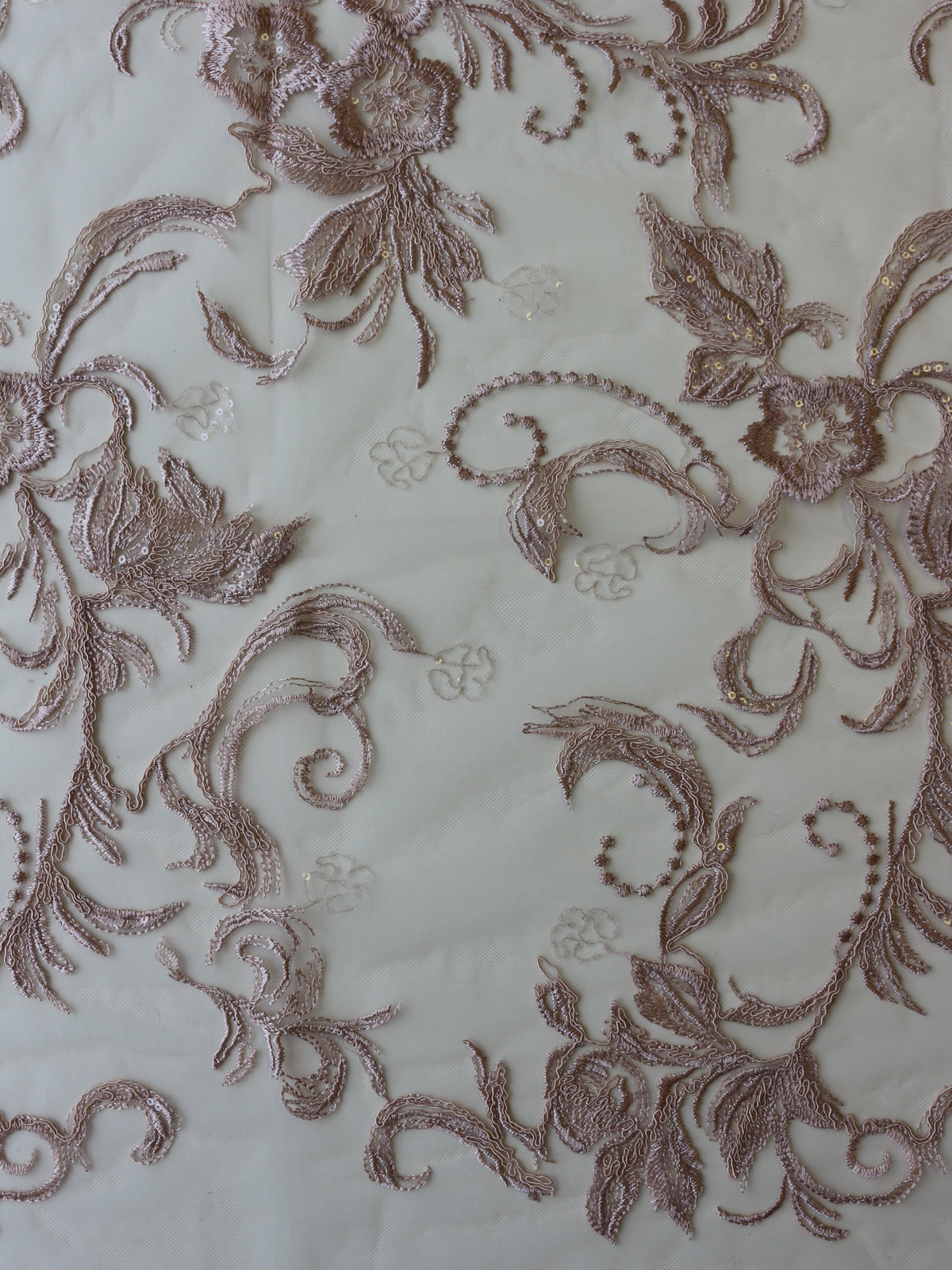 Pink Embroidered Lace - Viveca