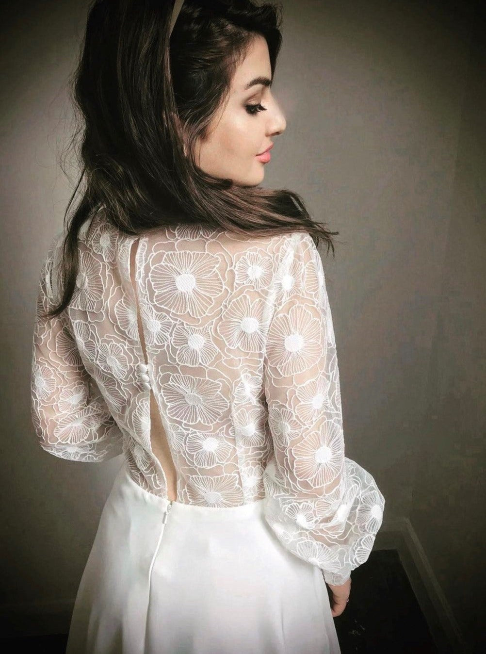 Ivory Embroidered Lace - Arlo