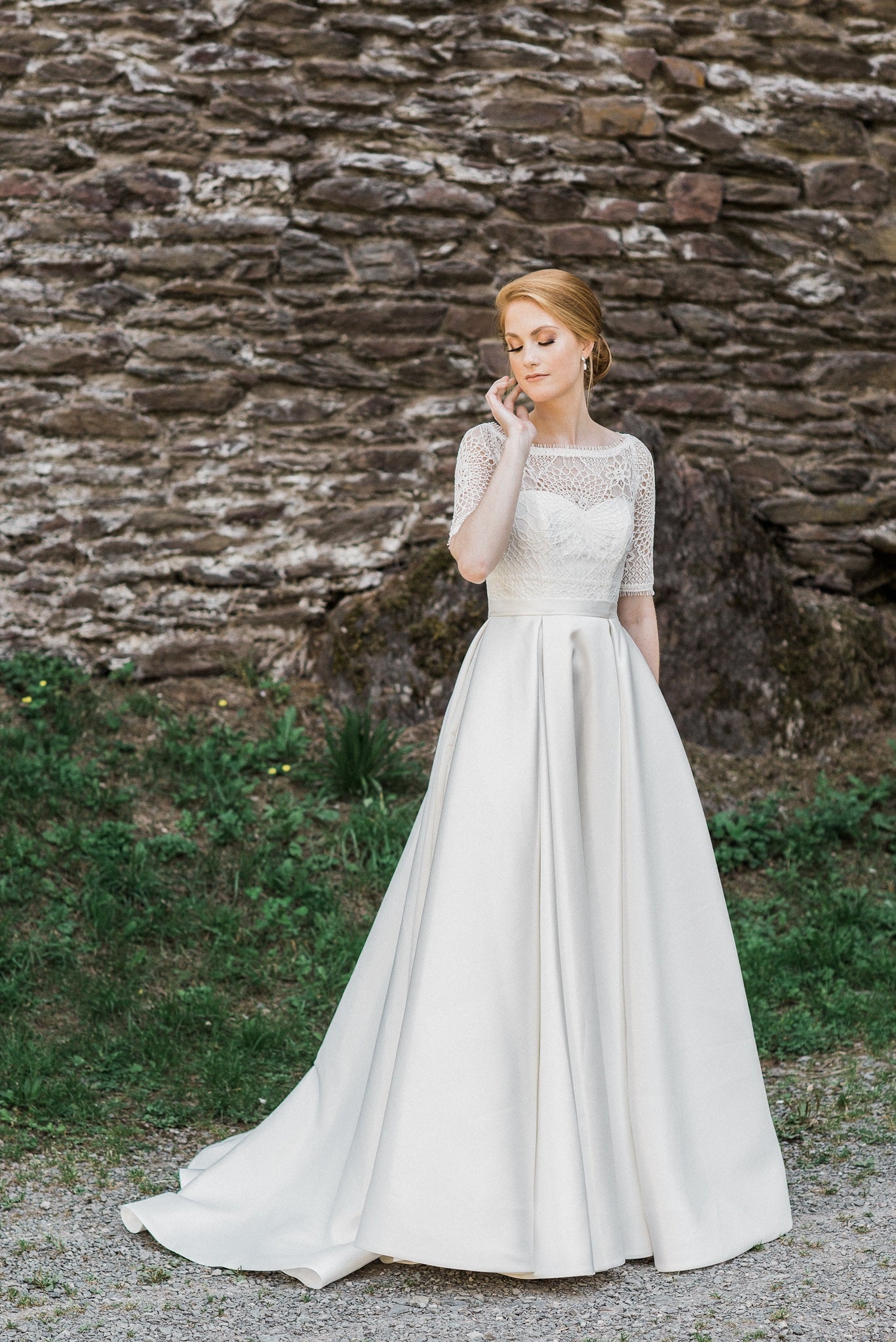 Ivory Corded Lace – Philine