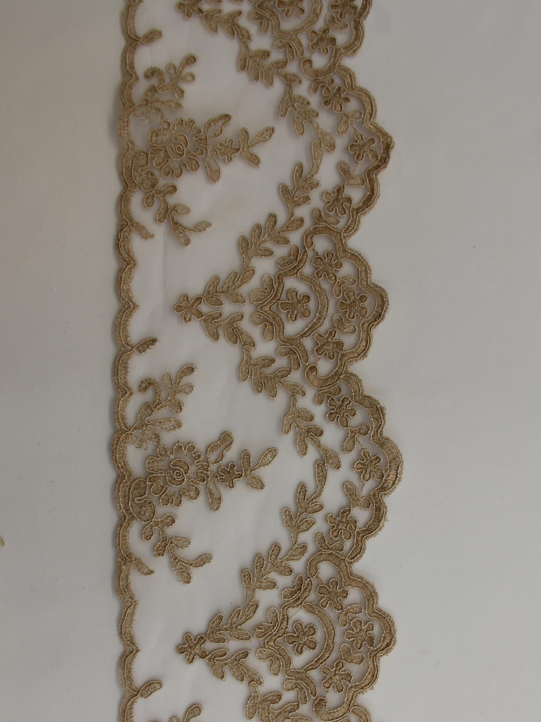 Sandy Beige Lace Trim - Kansas