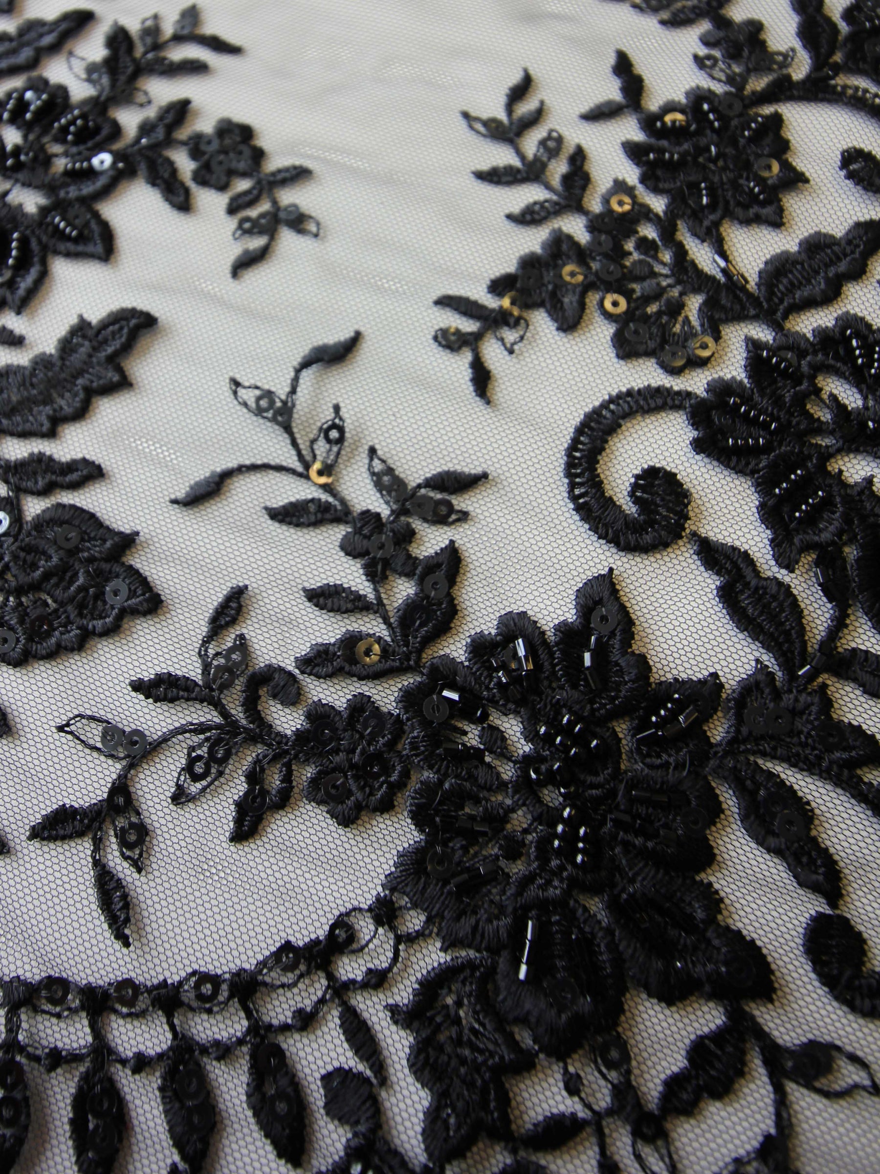 Black Beaded Lace - Ziggy