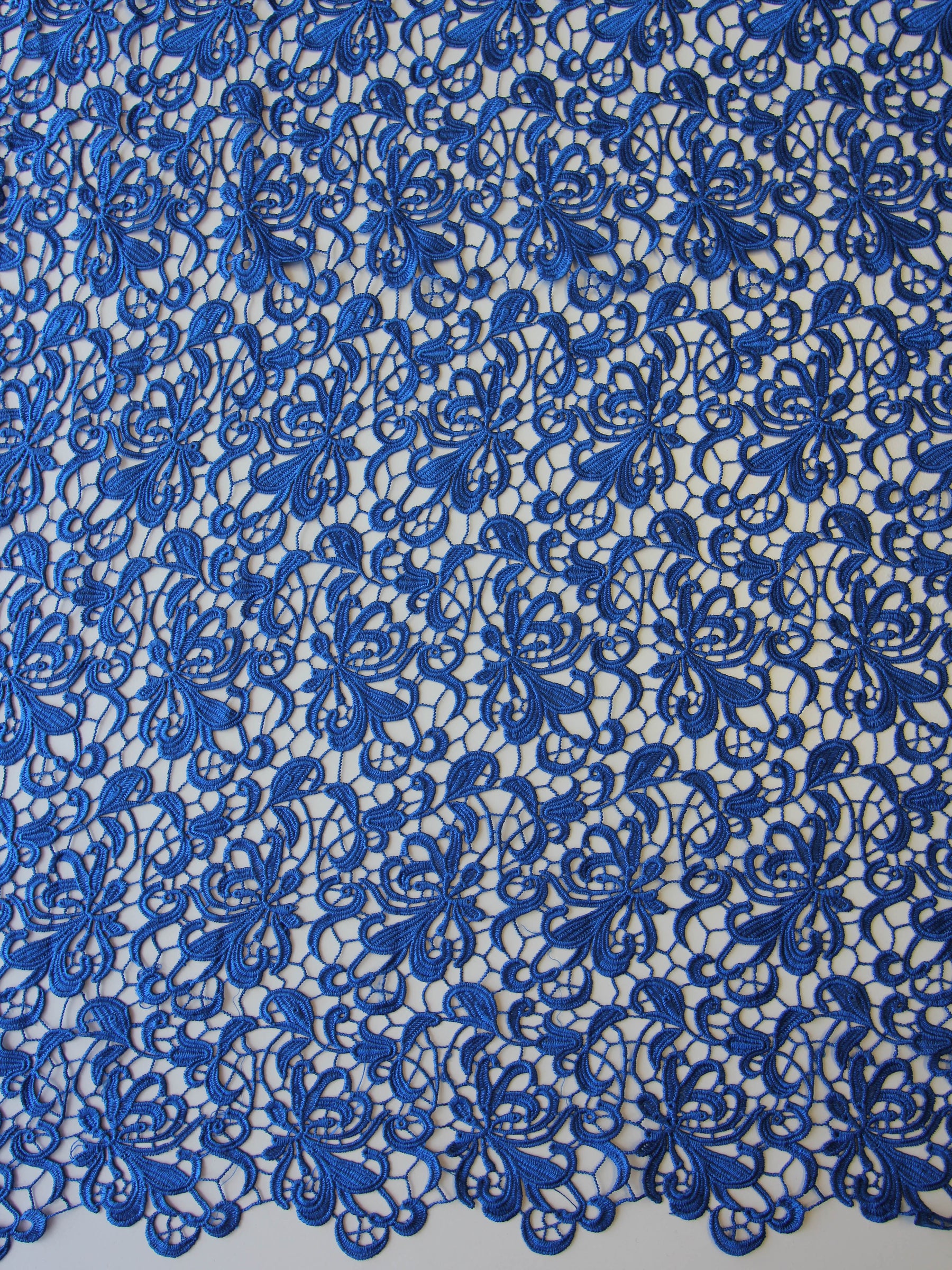 Royal Blue Guipure Lace - Reese