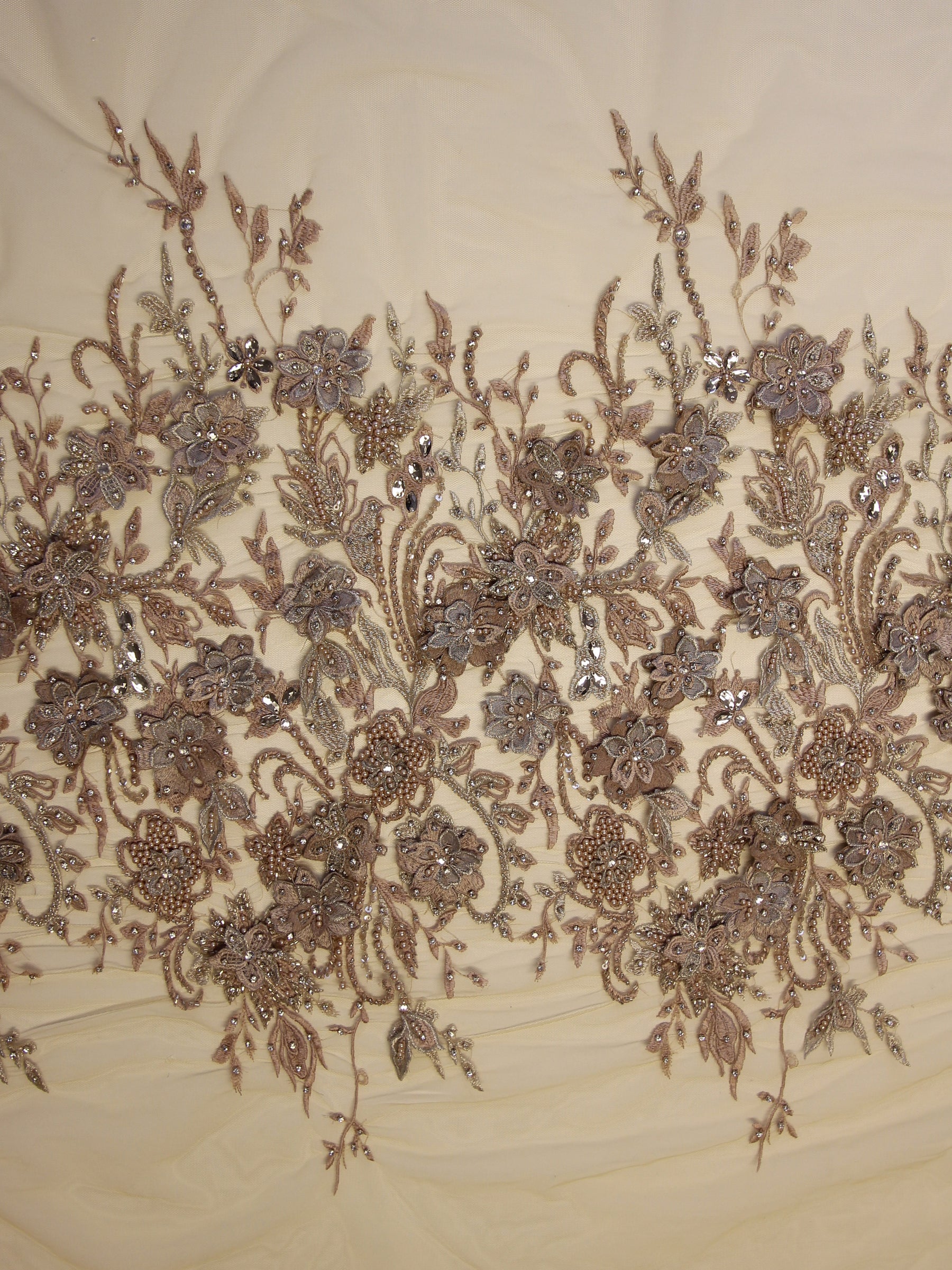 Blush Beaded Lace - Renata