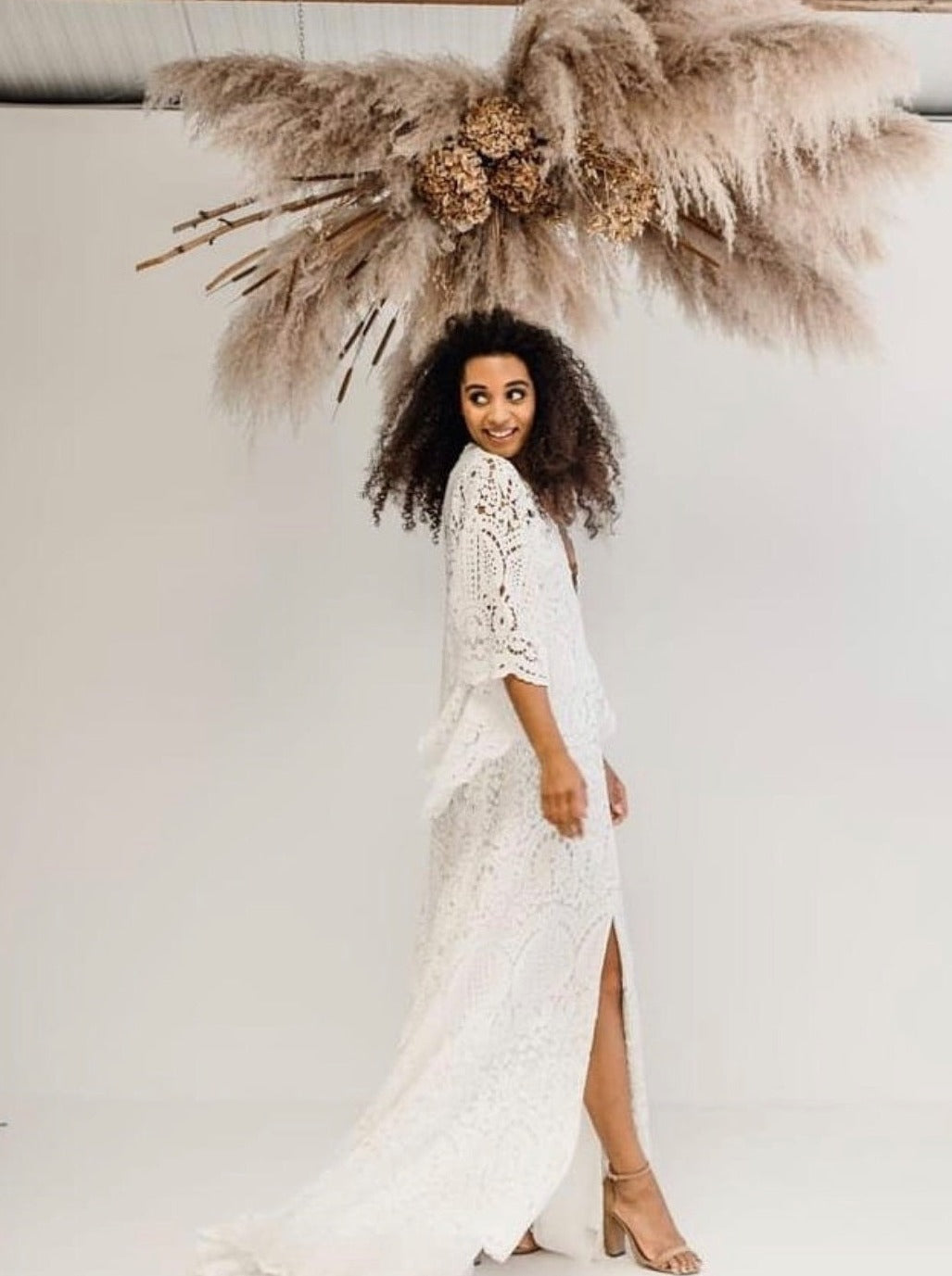 Ivory Georgette Lace - Coco