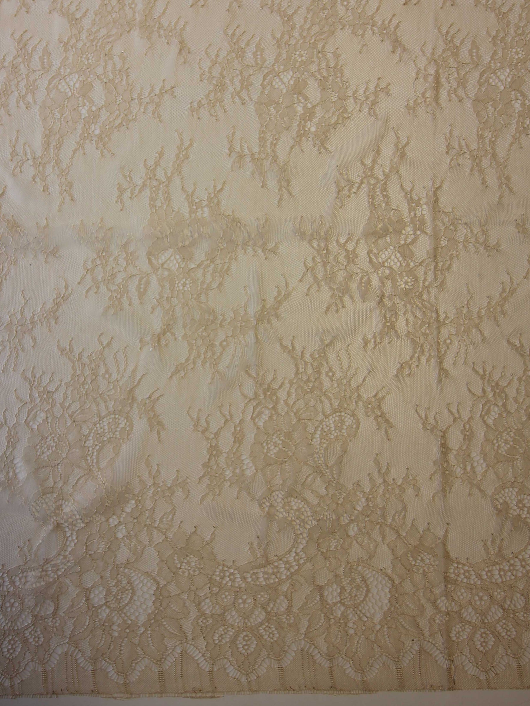 Champagne Raschel Lace - Vernita