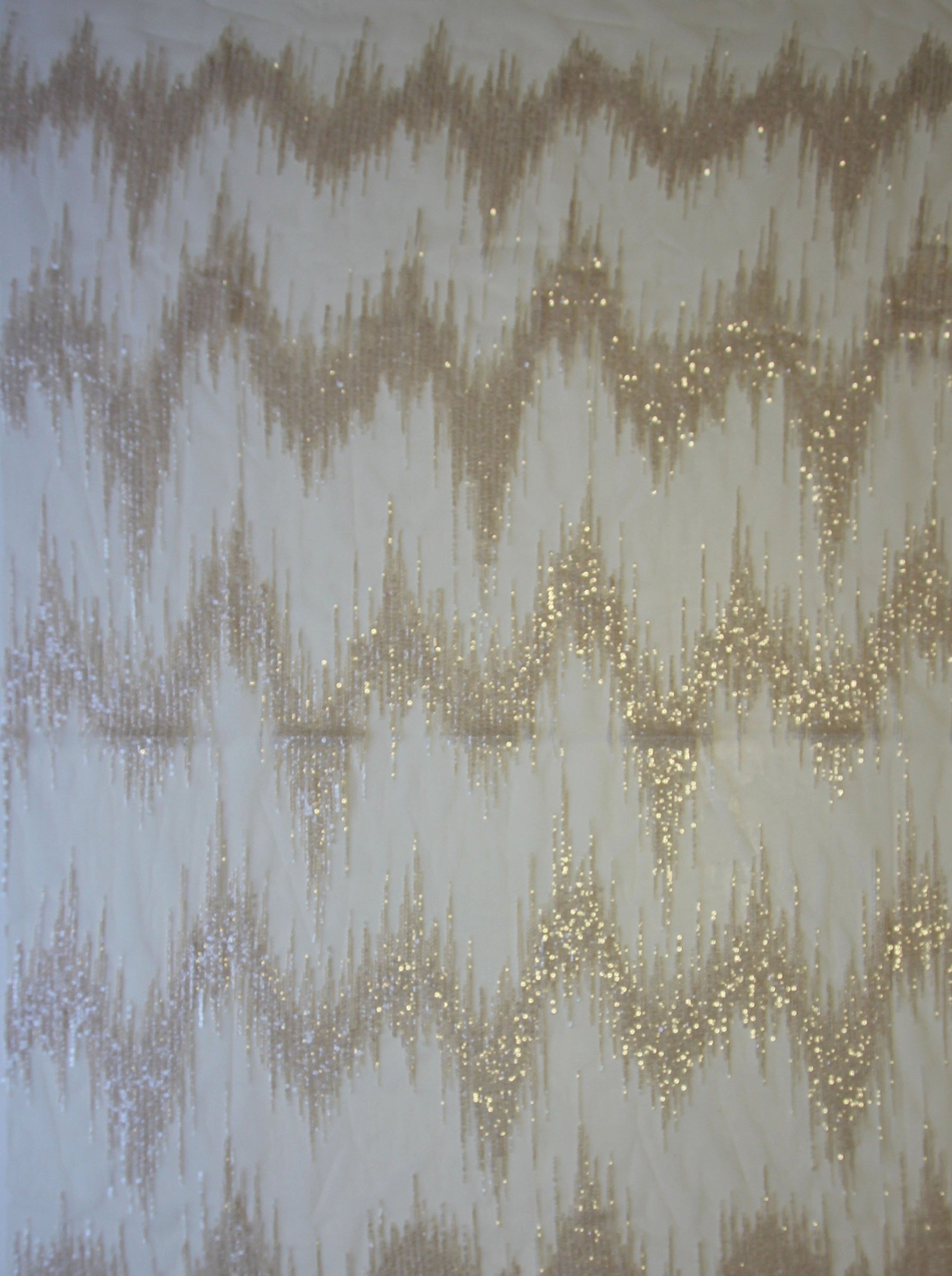 Silver Sequined Lace - Twilight